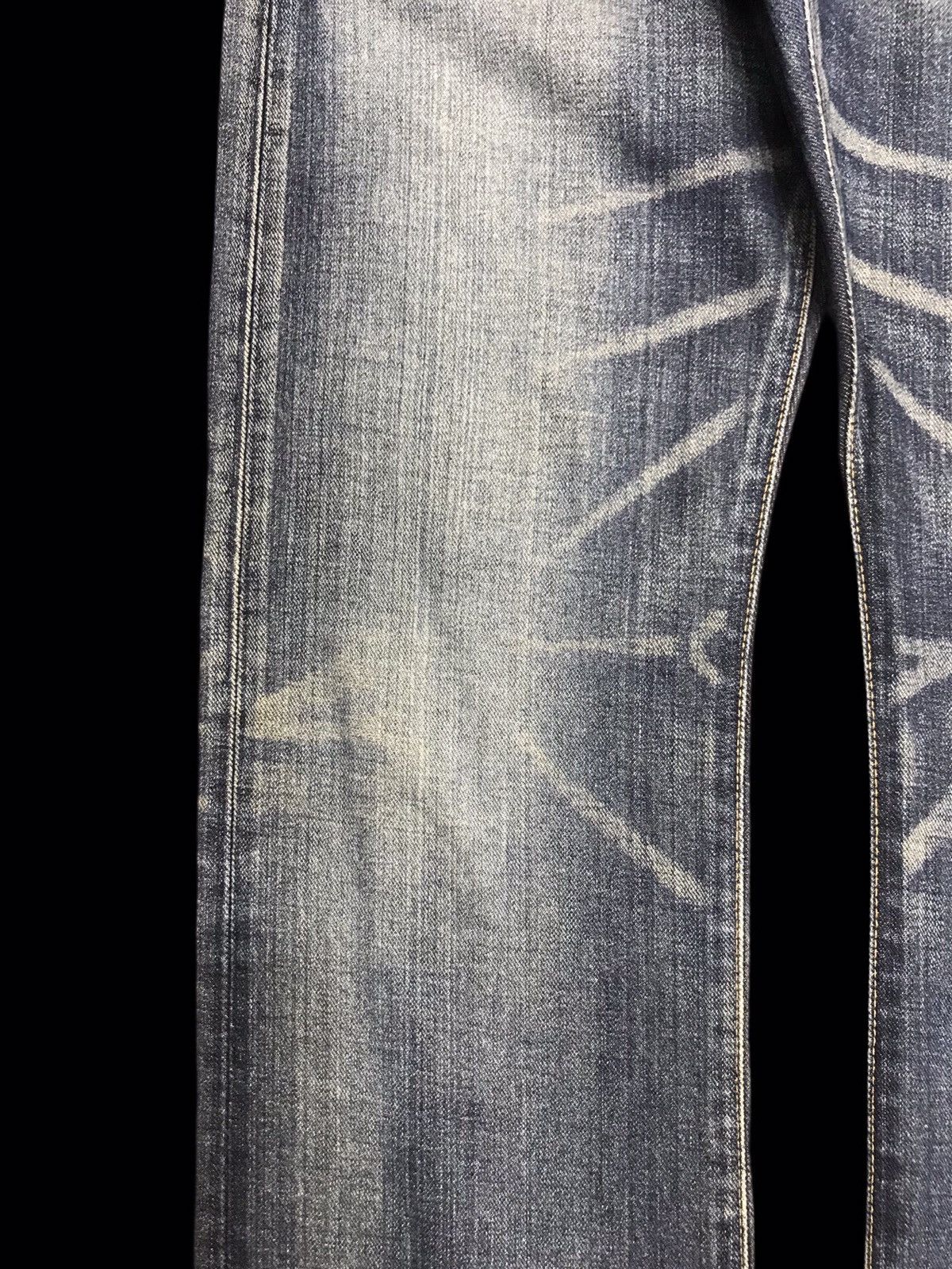 Edwin 💥90s Style💥EDWIN 403 REGULAR CRAZY FADES DENIM F403 Size US 32 / EU 48 - 7 Thumbnail