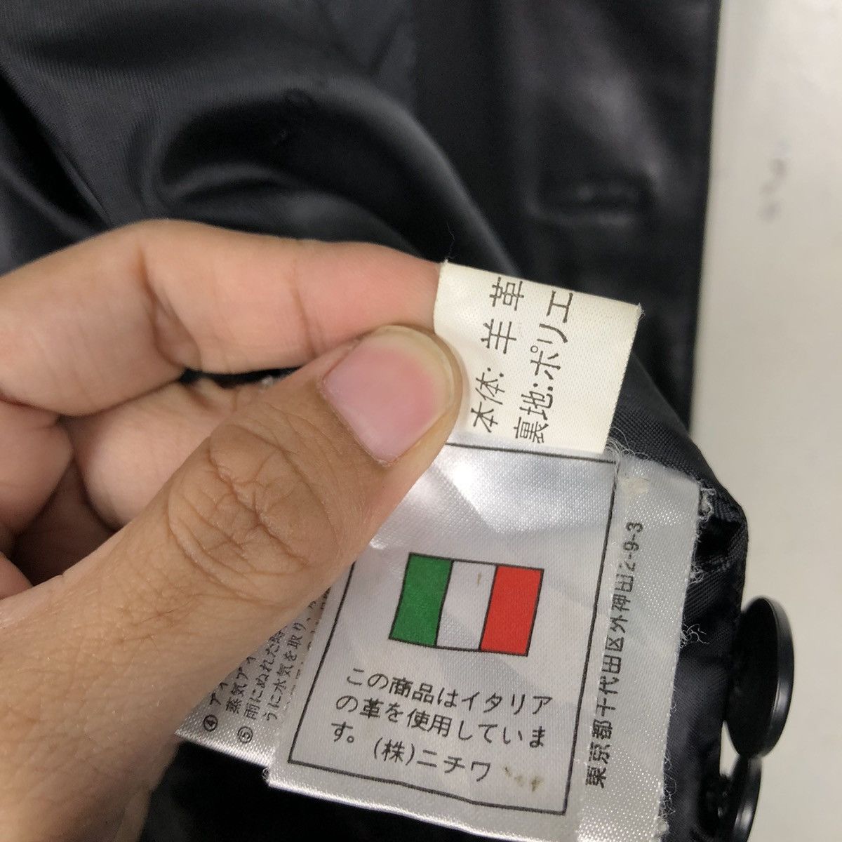 Japanese Brand 📌Vintage Chore Leather Jacket Biker Nichiwa Issey Miyake Size US M / EU 48-50 / 2 - 22 Thumbnail