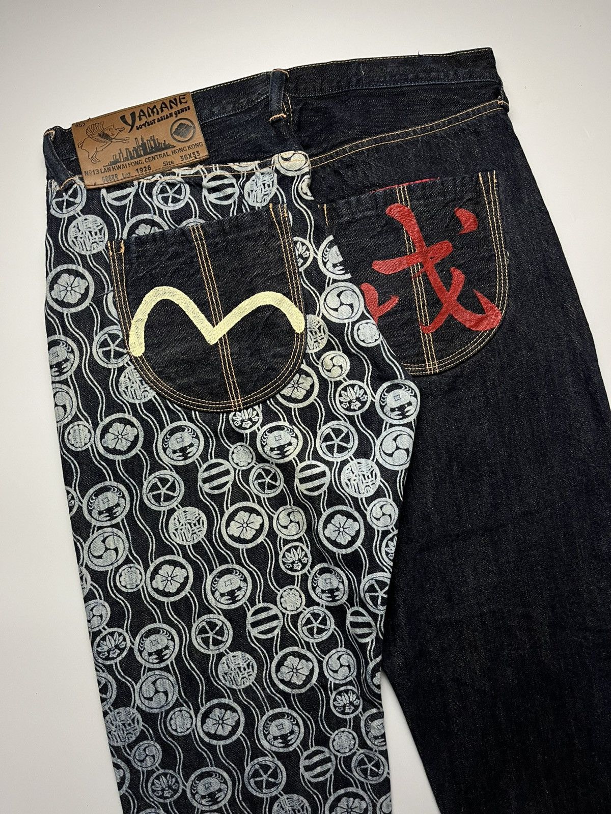 Evisu Yamane Industries - Evisu Split-Leg Selvedge Denim Jeans Size US 36 / EU 52 - 3 Thumbnail