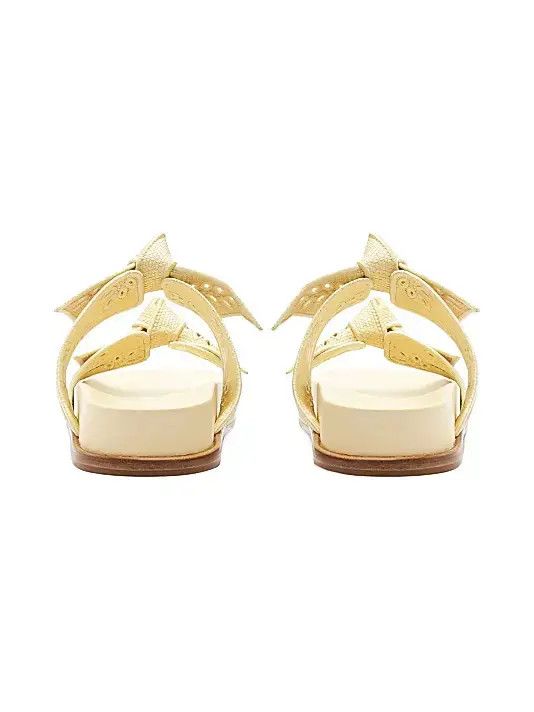 Alexandre Birman os11x0326 Maxi Clarita Embroidered Sandals in Creamy Size US 6.5 / IT 36.5 - 3 Thumbnail