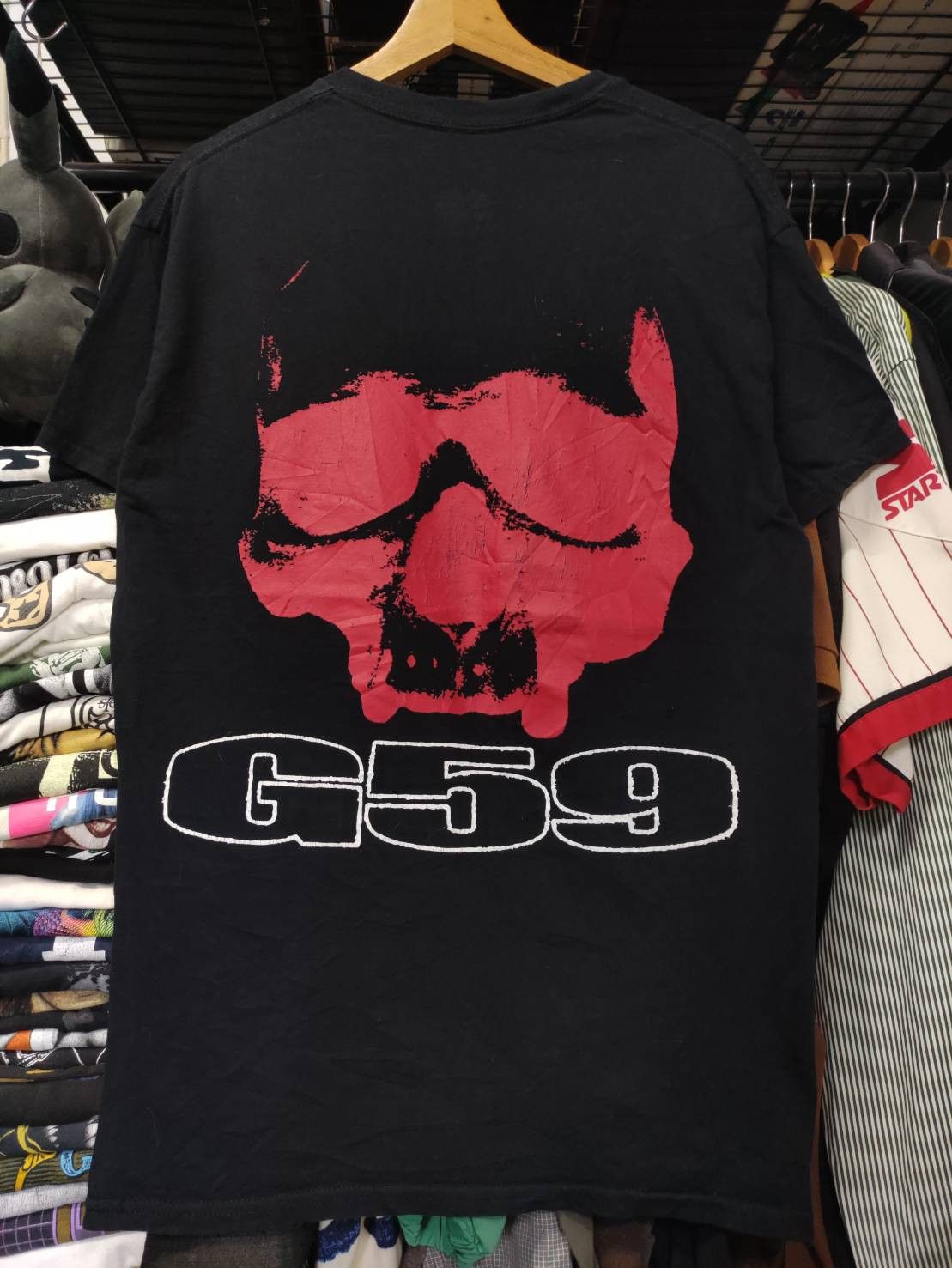 Fuck The Population × G59 Records Suicideboys G59 " Red Skull Logo " T-Shirt Size US L / EU 52-54 / 3 - 8 Thumbnail