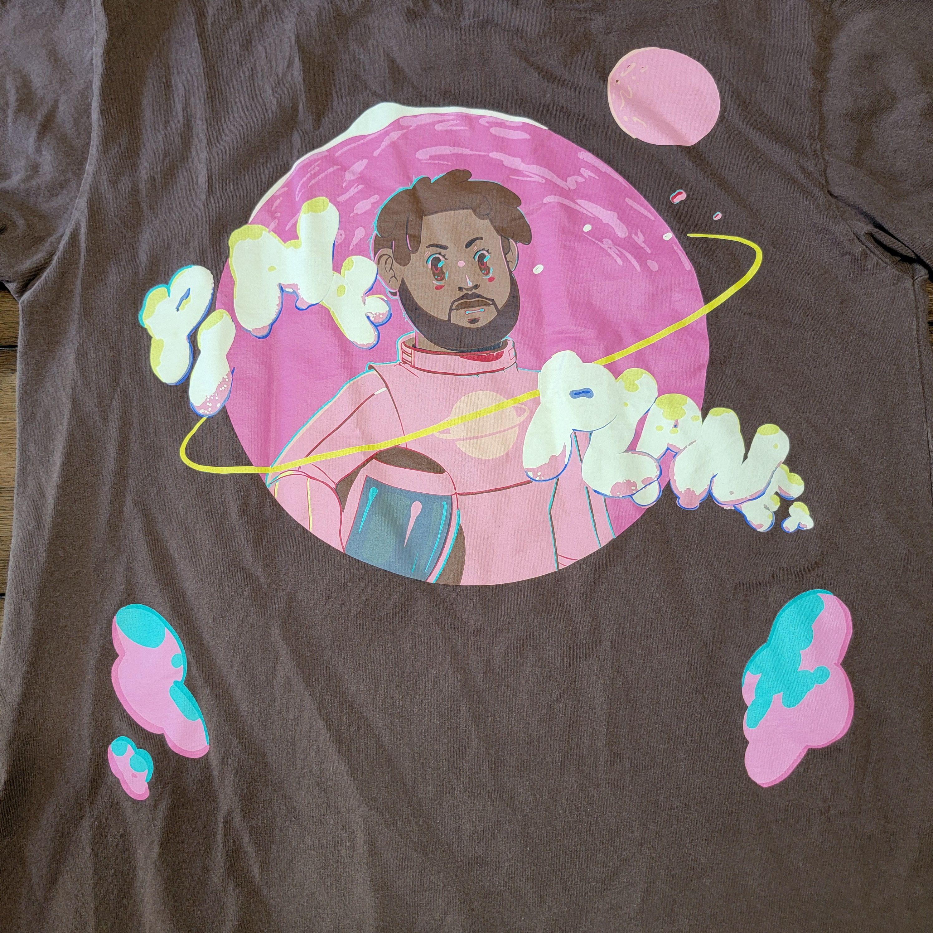 Other Pink Sweats SS Unisex Tee Heavy Cotton "Pink Planet" -Medium Size US M / EU 48-50 / 2 - 4 Thumbnail