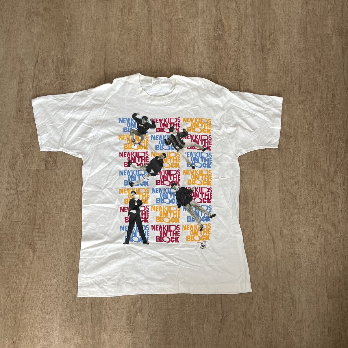 Vintage Vintage New Kids On The Block Tee Size US XL / EU 56 / 4 - 1 Thumbnail