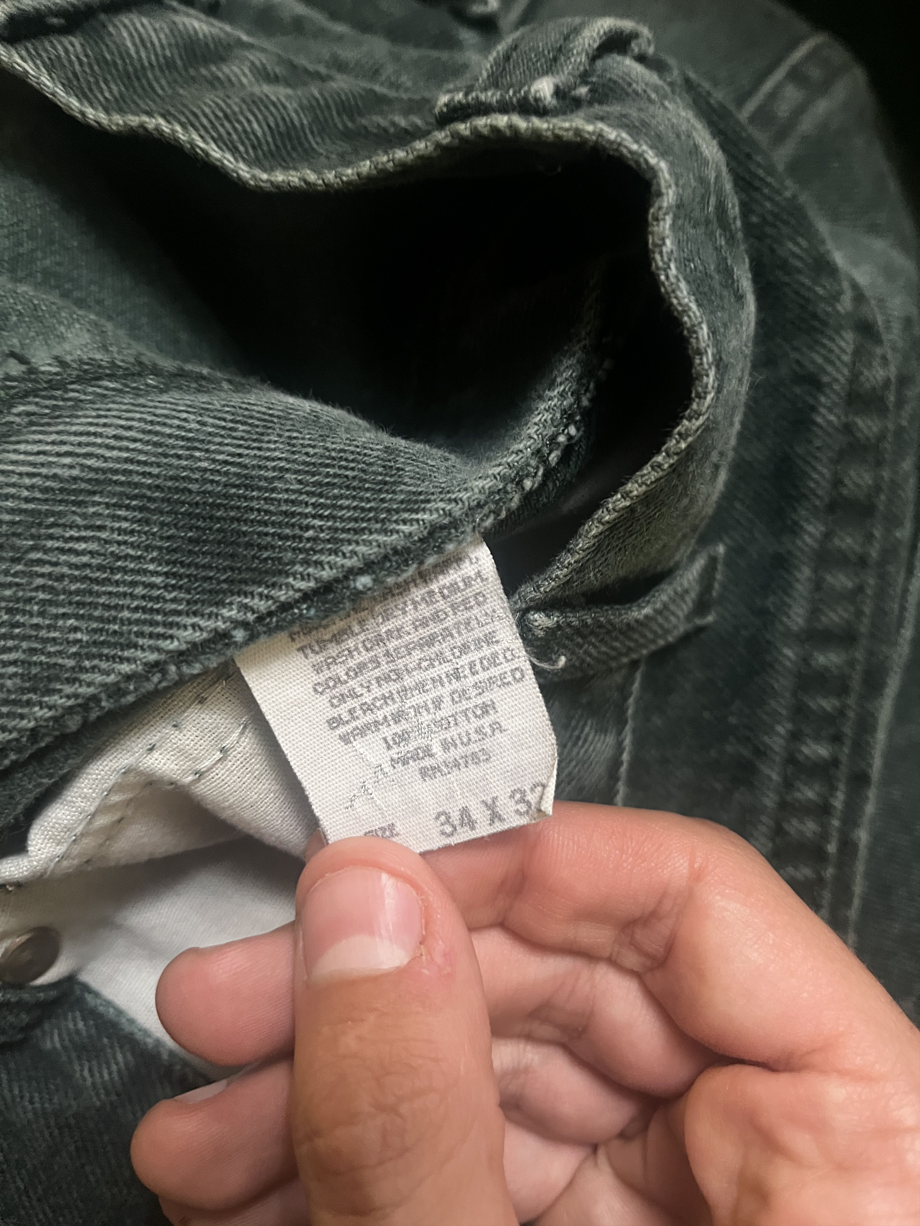 Vintage Denim Riders Green Jeans Size US 34 / EU 50 - 4 Thumbnail
