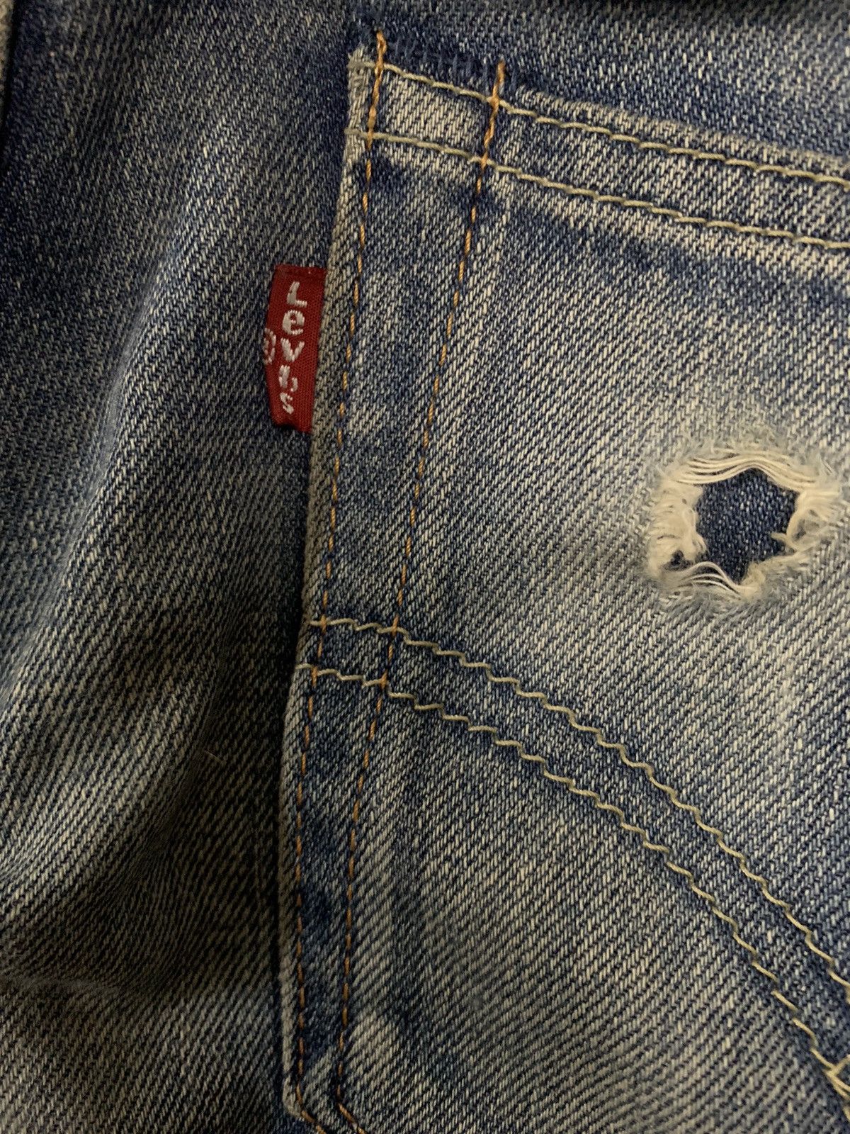 Levi's Vintage Clothing Vintage Y2K Levis 511 Japan Slim Straight Ripped Grunge Jean Size US 29 - 14 Thumbnail