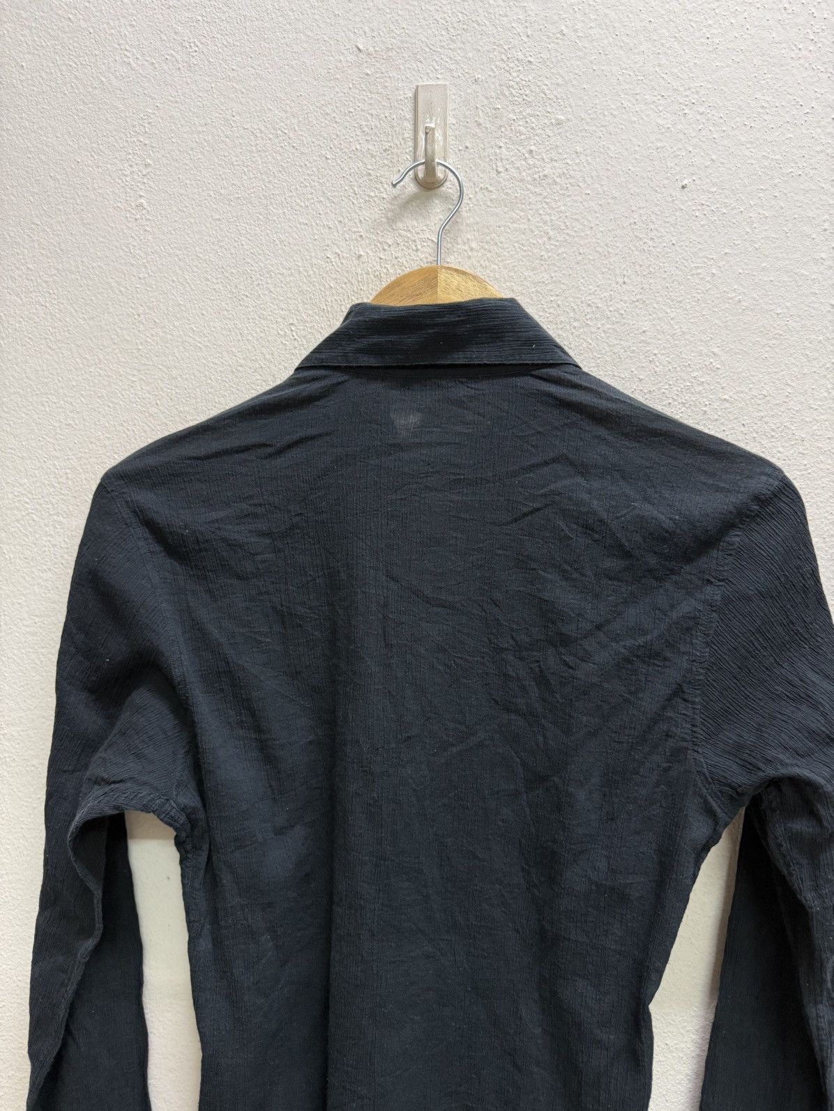 agnes b. Agnes B. Made in France Linen Button Up Plates Shirt Size XS / US 0-2 / IT 36-38 - 18 Thumbnail