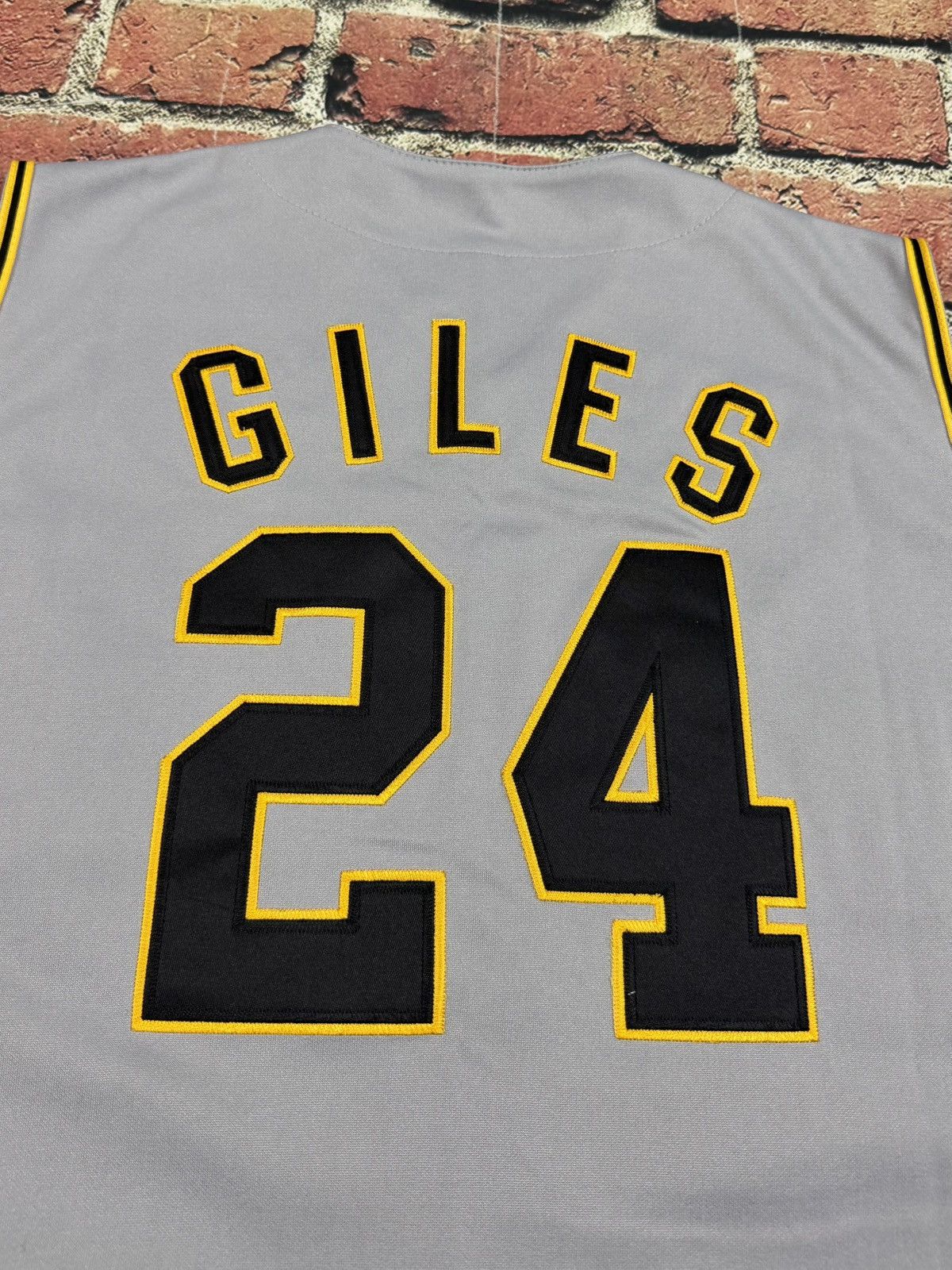 Russell Athletic Vintage Pittsburgh Pirates Brian Giles #24 Sleeveless Jersey Size US M / EU 48-50 / 2 - 4 Thumbnail