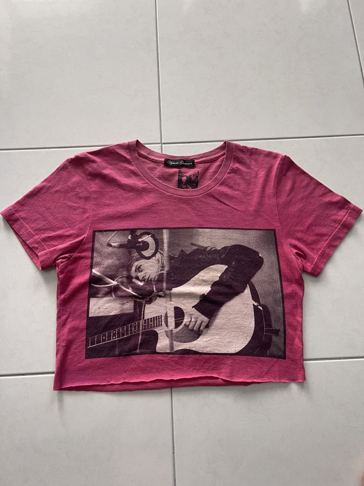 Hysteric Glamour × Japanese Brand VINTAGE HYSTERIC GLAMOUR X KURT COBAIN PHOTO TEE VERY RARE Size S / US 4 / IT 40 - 2 Thumbnail
