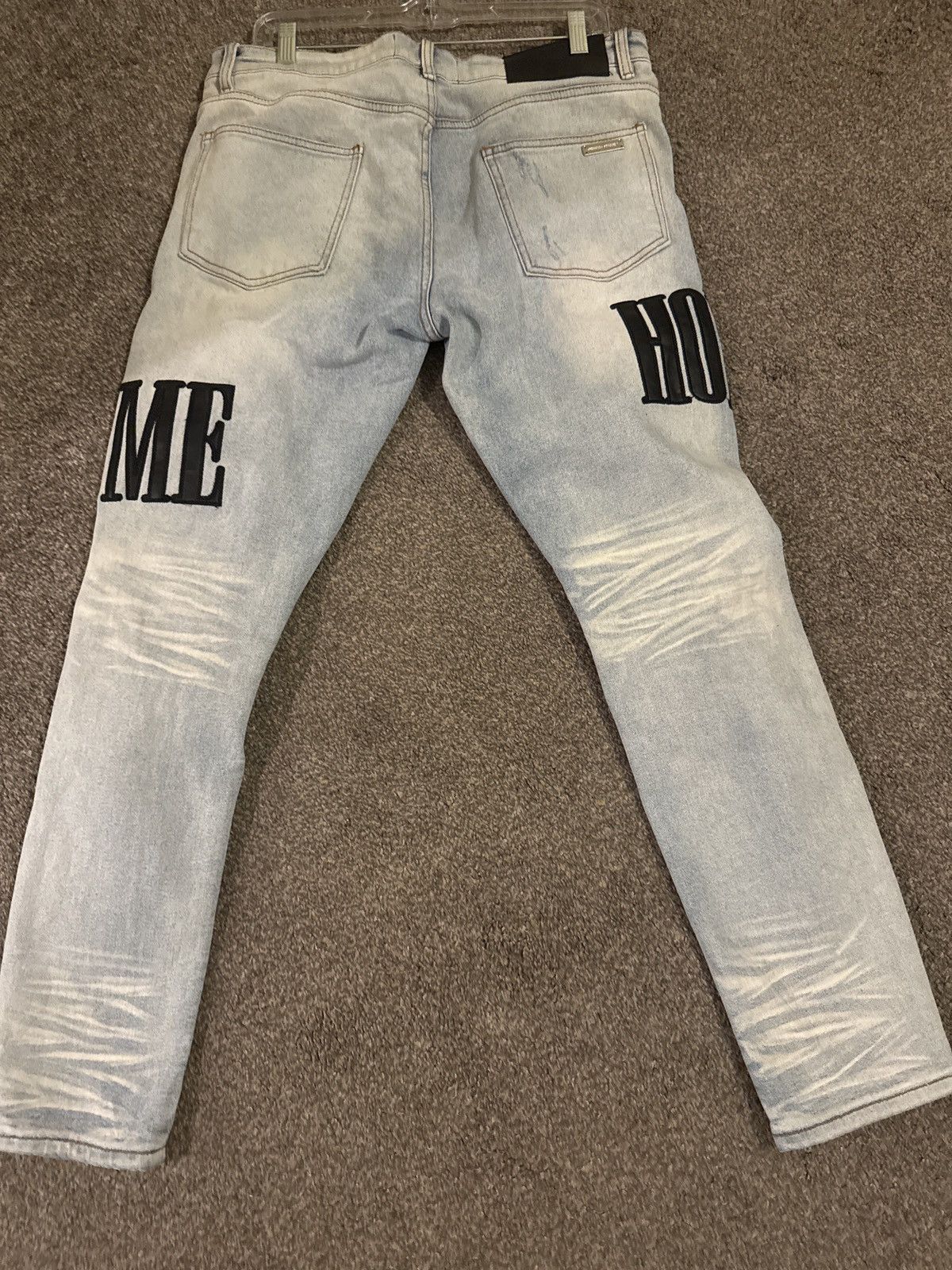 Homme + Femme La Homme Femme Varsity Patch Skinny Jeans Size US 34 / EU 50 - 5 Thumbnail