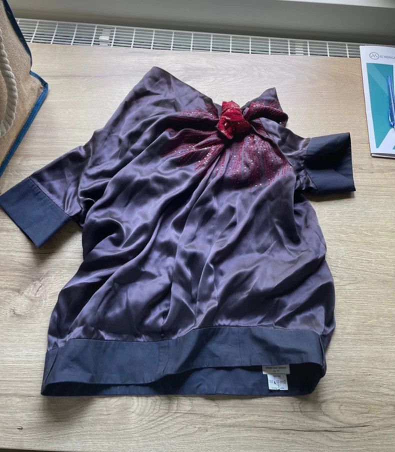 Other DRIES VAN NOTEN size:40 Silk purple knotted irregular sequ Size XS / US 0-2 / IT 36-38 - 2 Thumbnail
