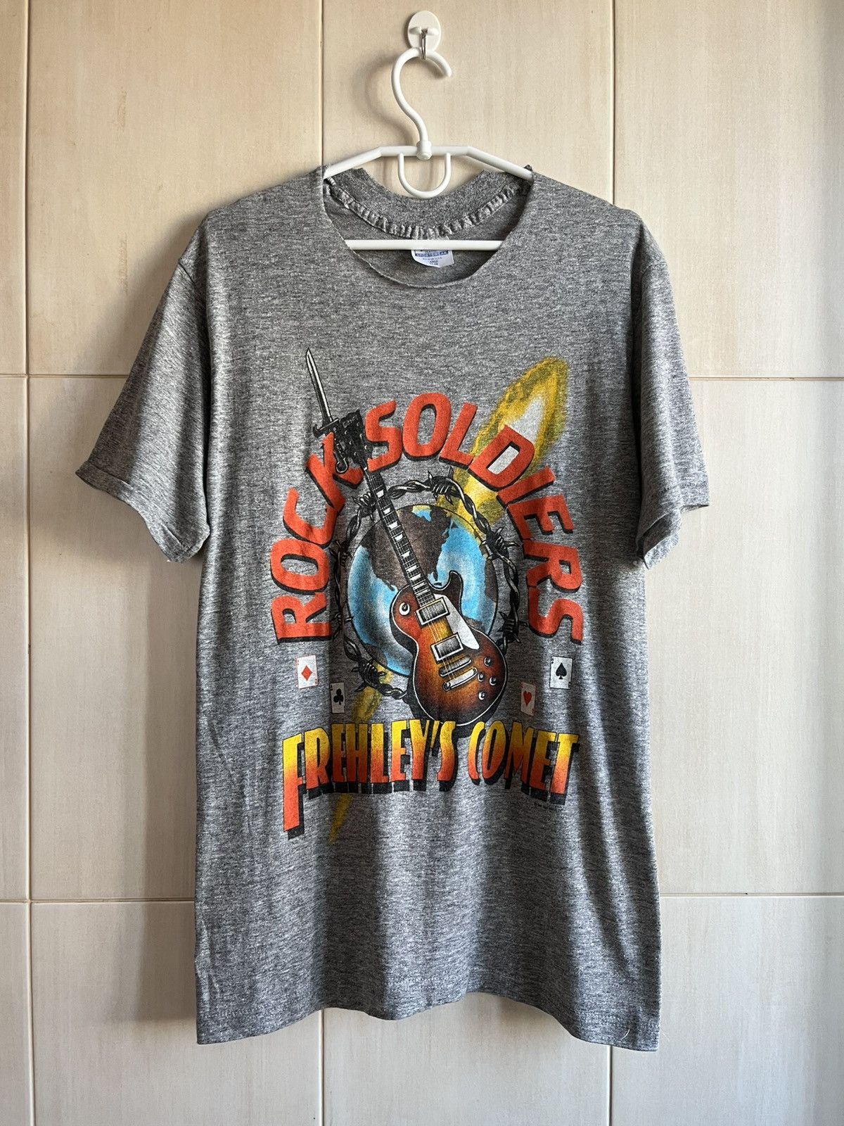 Vintage ACE FREHLEY Vintage Concert T-Shirt Frehley's Comet Rock Size US L / EU 52-54 / 3 - 1 Thumbnail
