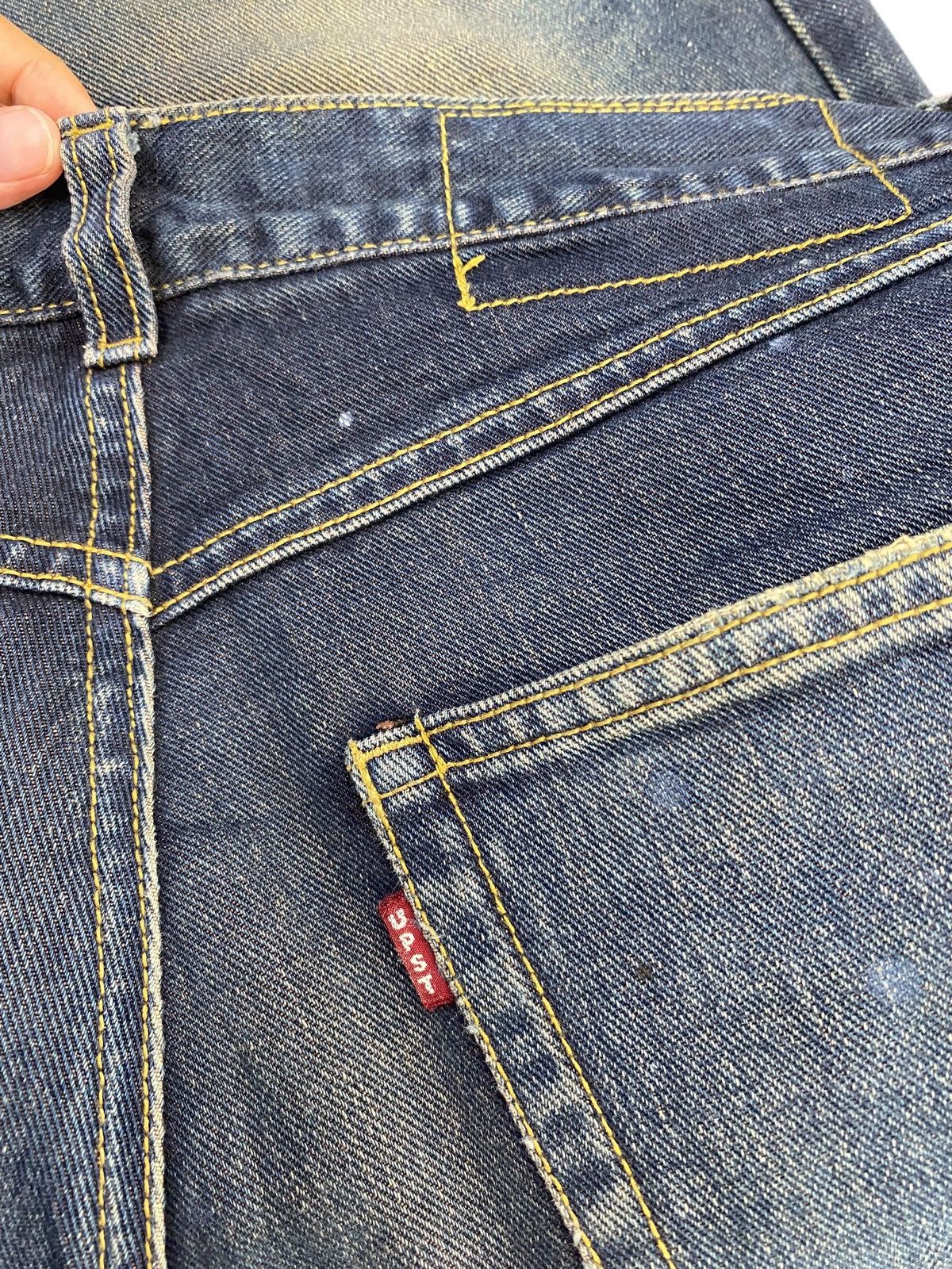 Japanese Brand Japanese Brand Splatter Paint Style Straight Cut Jeans Size US 28 / EU 44 - 9 Thumbnail