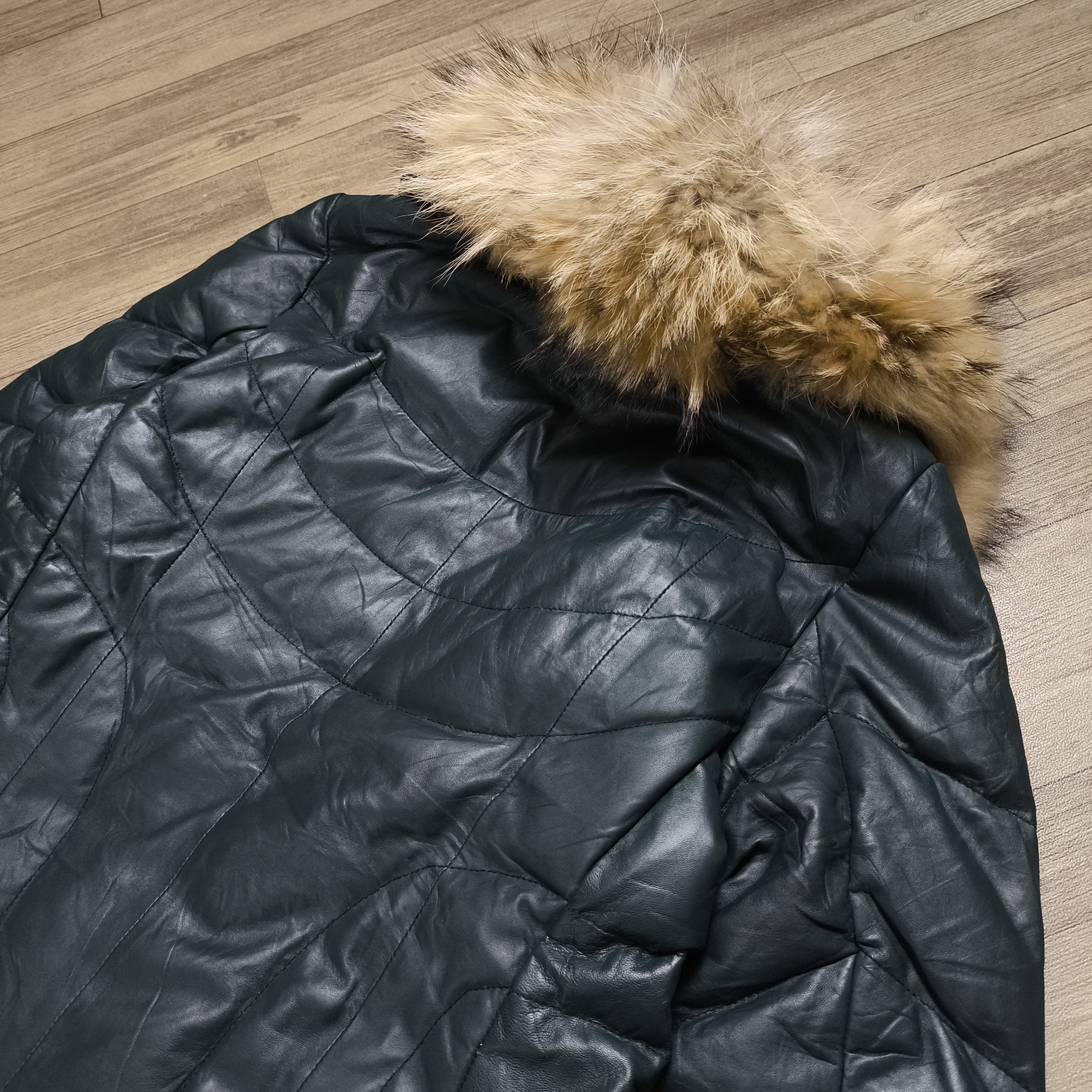 Tornado Mart 2000s Japane brand Fur Racoon Down Jacket Size M / US 6-8 / IT 42-44 - 10 Thumbnail
