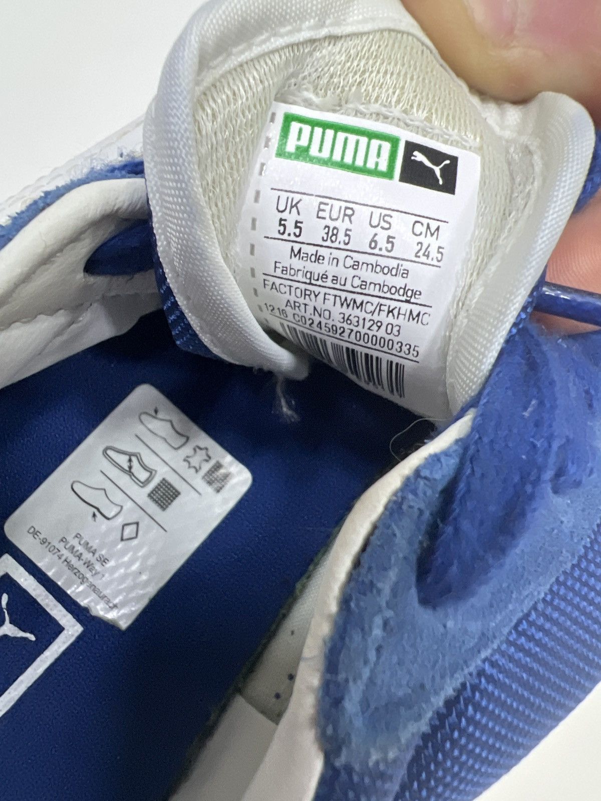 Puma PUMA EASY RIDER TRAINERS TRUE BLUE/WHITE Size US 6.5 / EU 39-40 - 6 Thumbnail