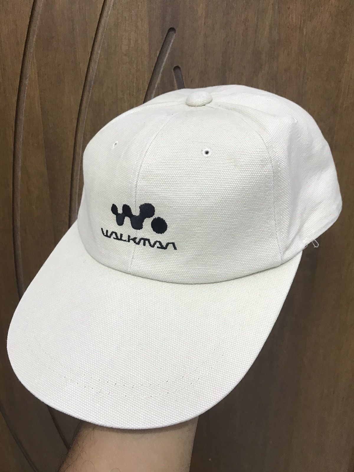 SONY WALKMAN vintage CAP ブラック 希少 90s SONY WALKMAN ロゴ