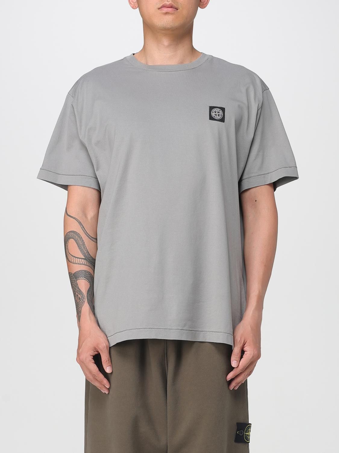Stone Island T-Shirt Men Grey