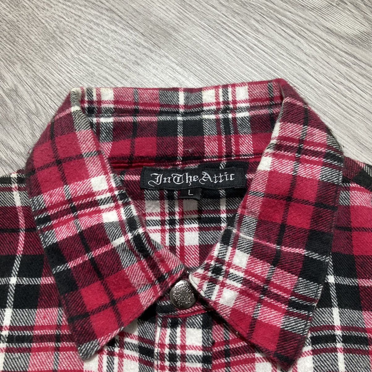 In The Attic 2000s In The Attic Plaid Flanel Button Shirt Punk Lgb Style Size US M / EU 48-50 / 2 - 18 Thumbnail