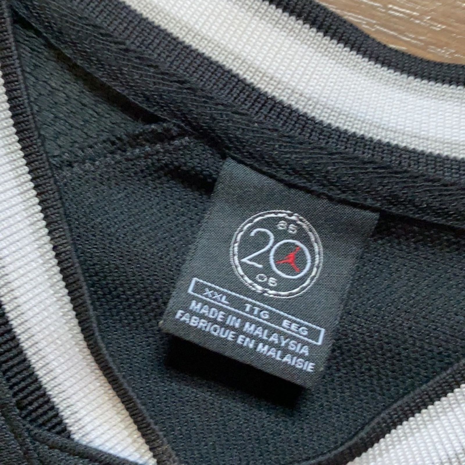 Jordan Brand 2005 Jordan 20th Anniversary Jersey Short Sleeve Size US XXL / EU 58 / 5 - 7 Thumbnail