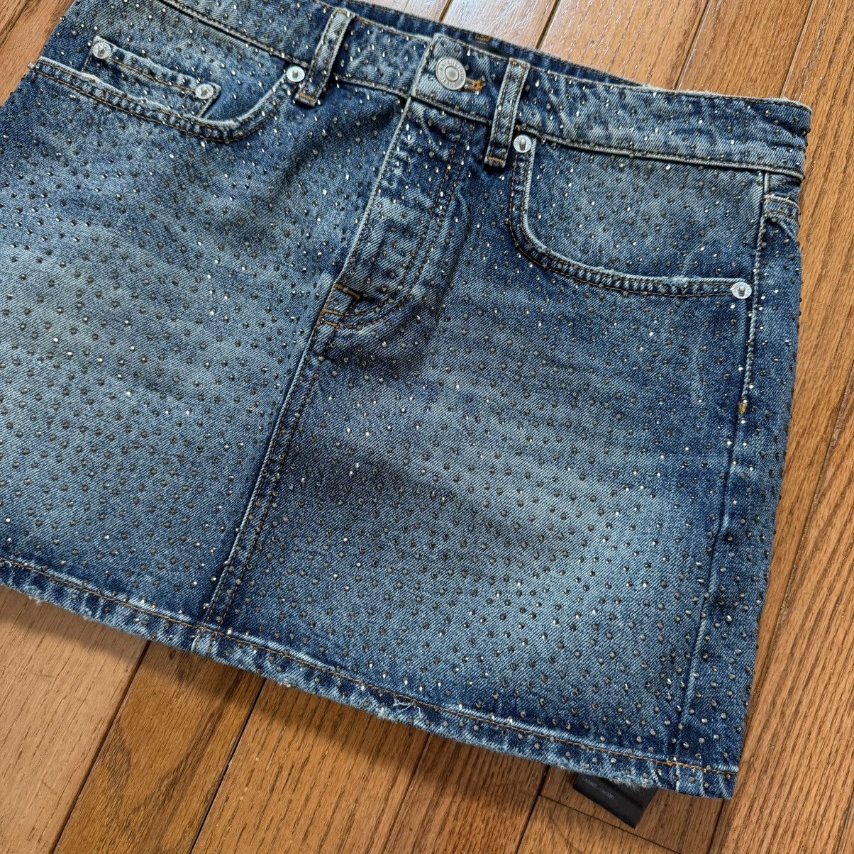 Balenciaga Balenciaga Mini Skirt rhinestone Size 25" / US 0 / IT 36 - 3 Thumbnail