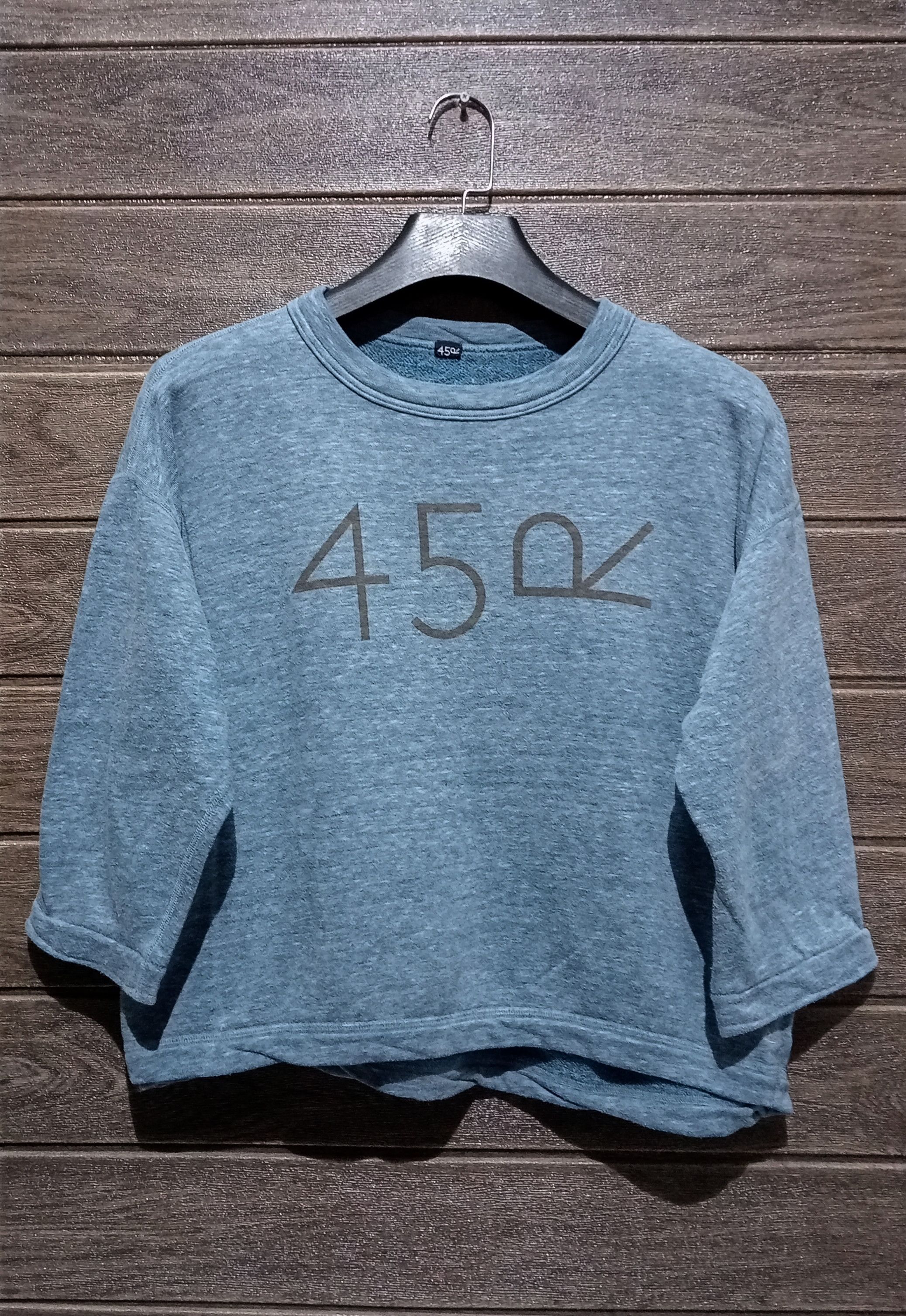 45rpm Vintage 45rpm Short Sweatshirt Made in Japan Size XS / US 0-2 / IT 36-38 - 1 Thumbnail
