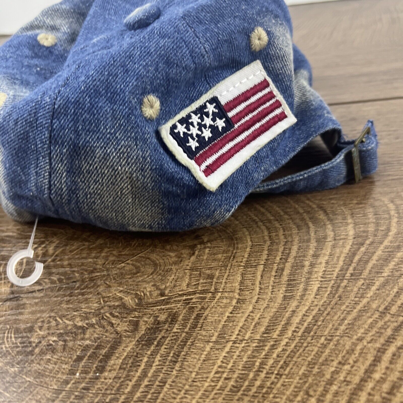 Other Boy Hat Blue Jean Boy Hat Blue Hat Adjustable Youth Size Blu Size ONE SIZE - 8 Thumbnail