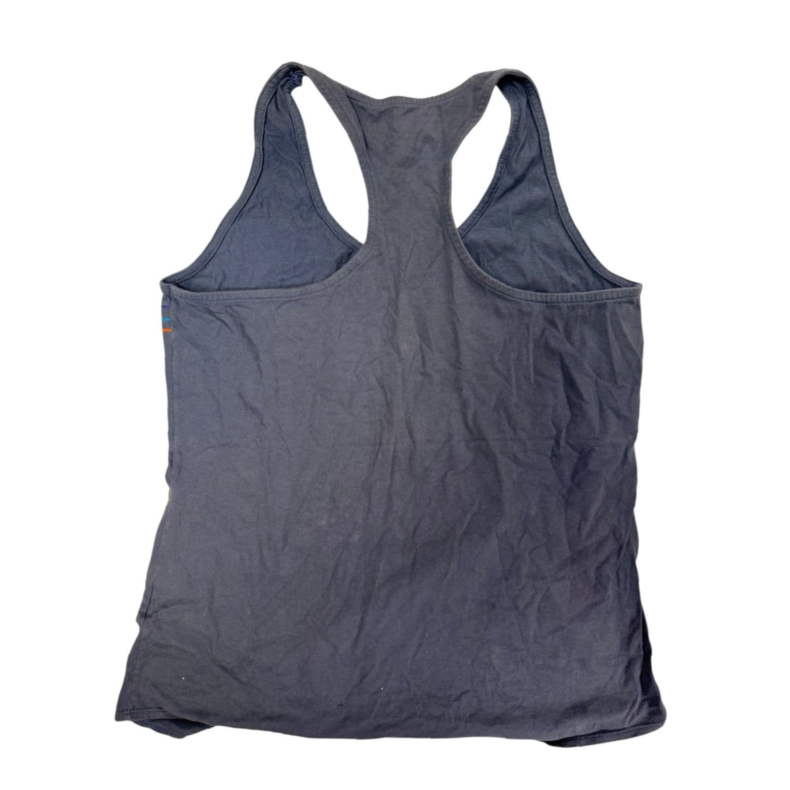 Patagonia Patagonia Women's S Tank Top Racerback Blue Gray Tide Ride Striped Graphic Print Logo 90s Outdoor Activewear Womens Size S / US 4 / IT 40 - 3 Thumbnail