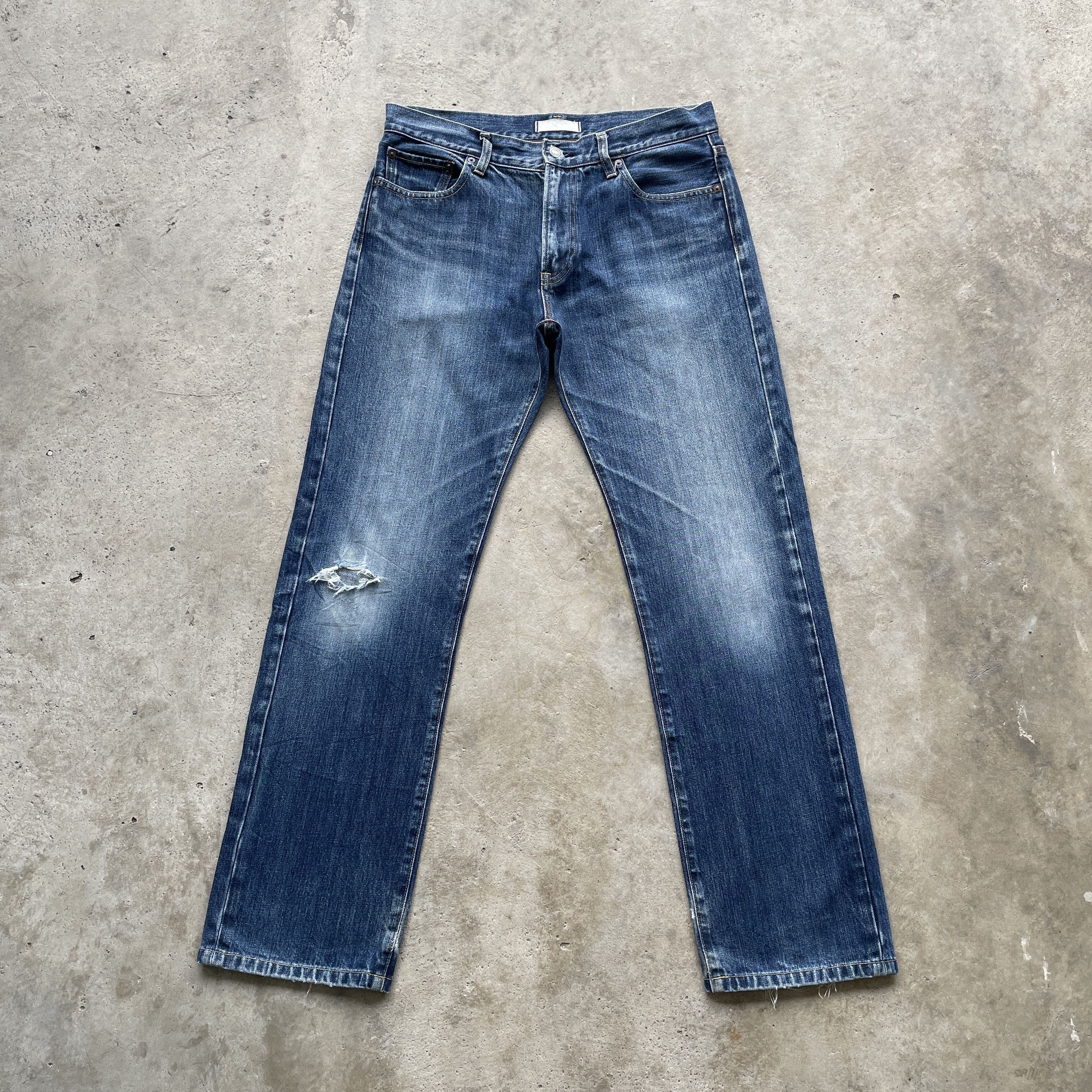 Japanese Brand × Vintage Vintage Japanese Jeans Faded Distressed Denim Pants W32 Size US 32 / EU 48 - 2 Thumbnail