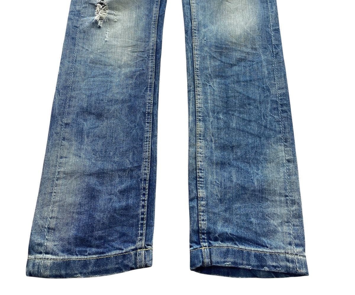 Bershka Bershka Faded Wash Patchwork Style Skinny Leg Jeans Size US 30 / EU 46 - 5 Thumbnail