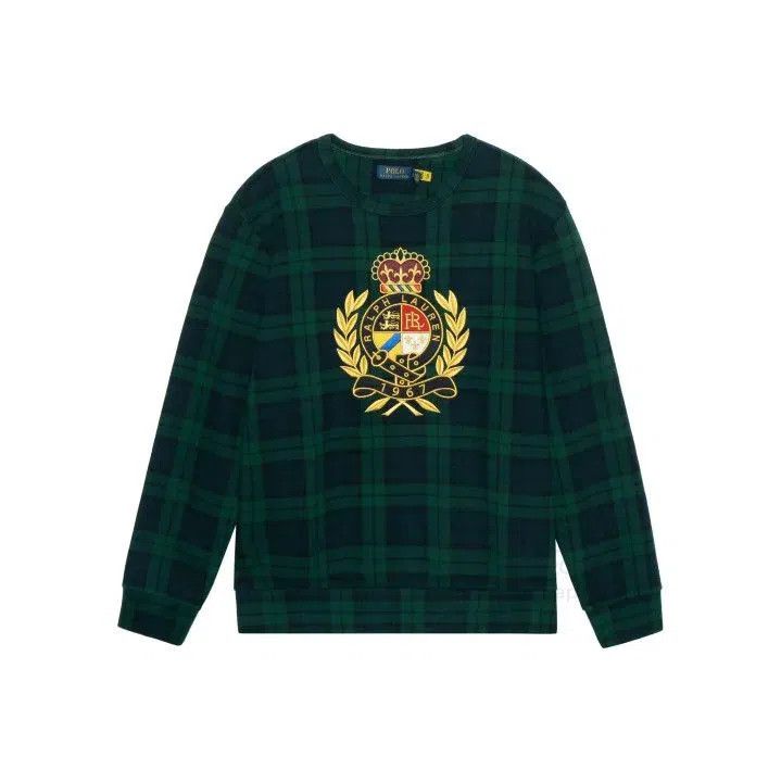 Polo Ralph Lauren Polo Ralph Lauren SS23 Plaid Embroidered Crewneck Sweatshir Size US M / EU 48-50 / 2 - 1 Thumbnail