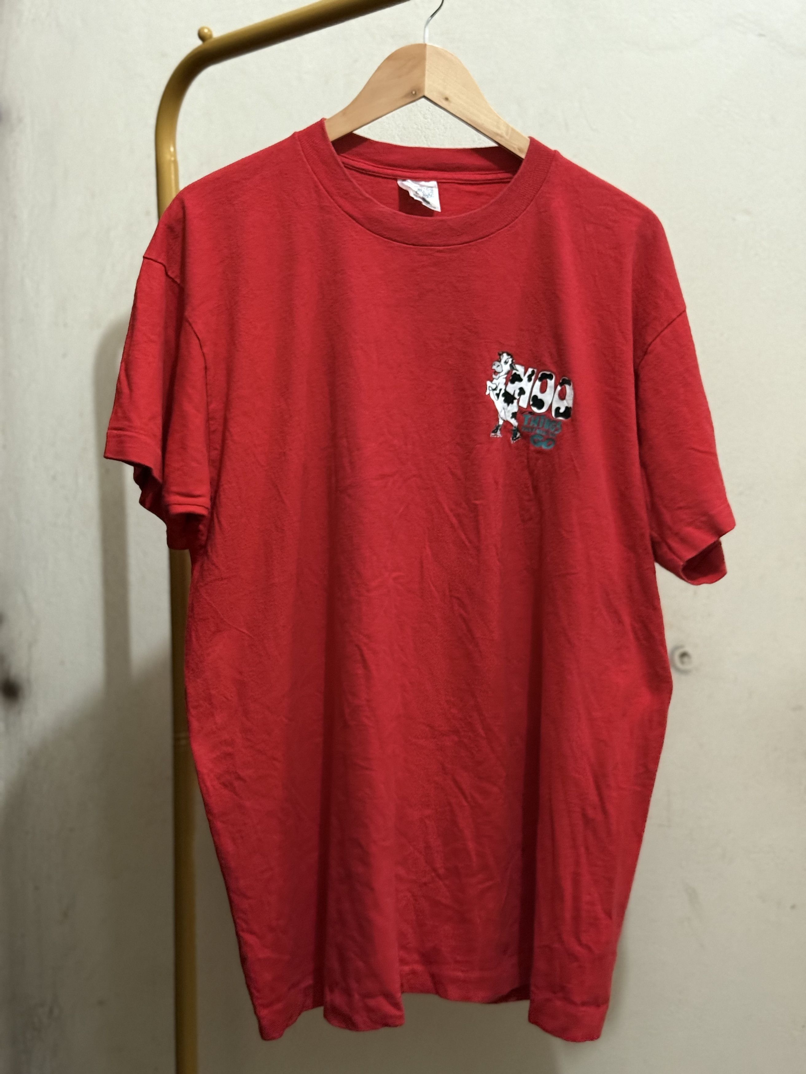 Fruit Of The Loom Vintage 90s Moo Things Cow Tee Fruit of the Loom XL Size US XL / EU 56 / 4 - 2 Thumbnail