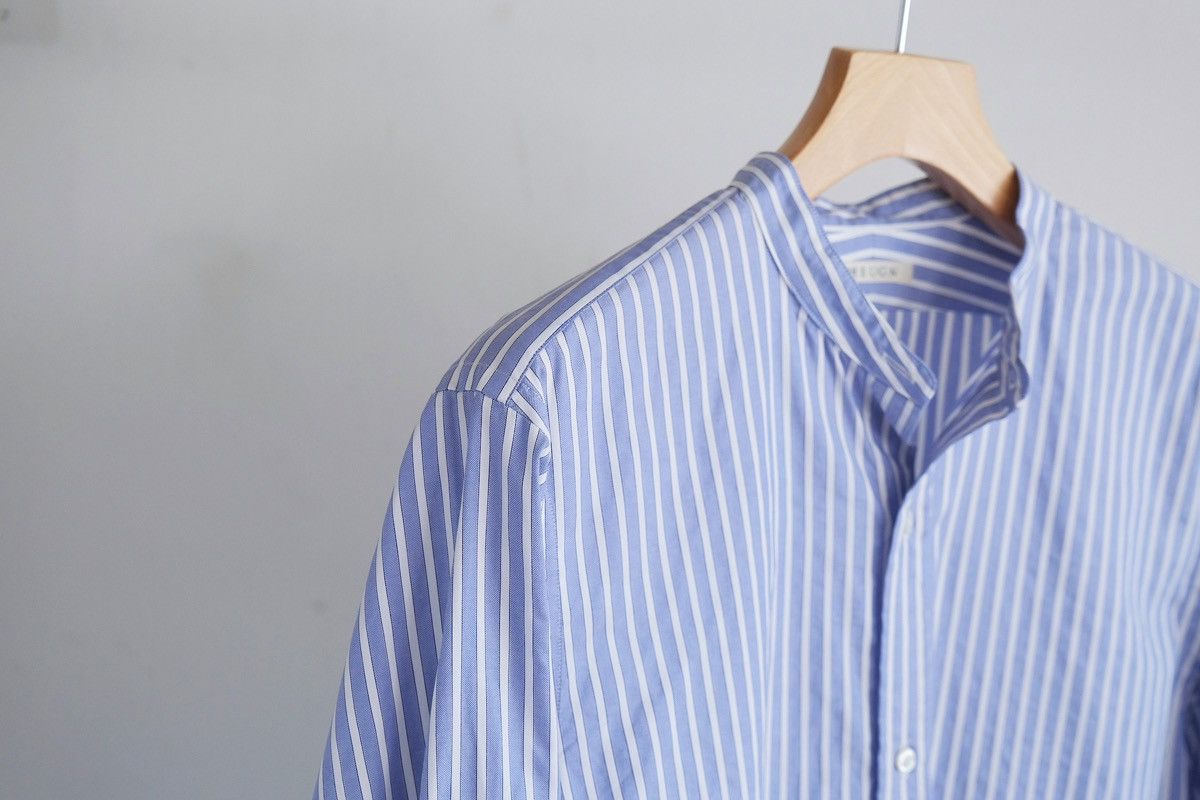 Japanese Brand HEUGN Shirt 034 Rob Band Collar Shirt Size US L / EU 52-54 / 3 - 2 Thumbnail
