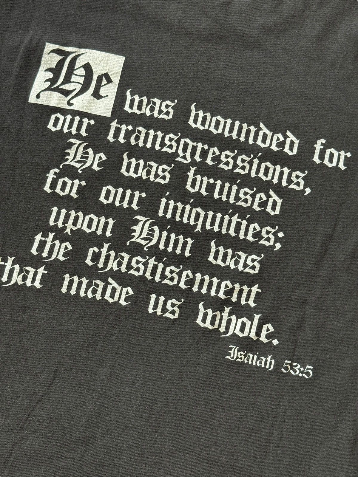 Vintage *RARE* 90s VINTAGE GUSTAVE DORE ART TEE GOD JESUS BIBLE TEE Size US XL / EU 56 / 4 - 17 Thumbnail