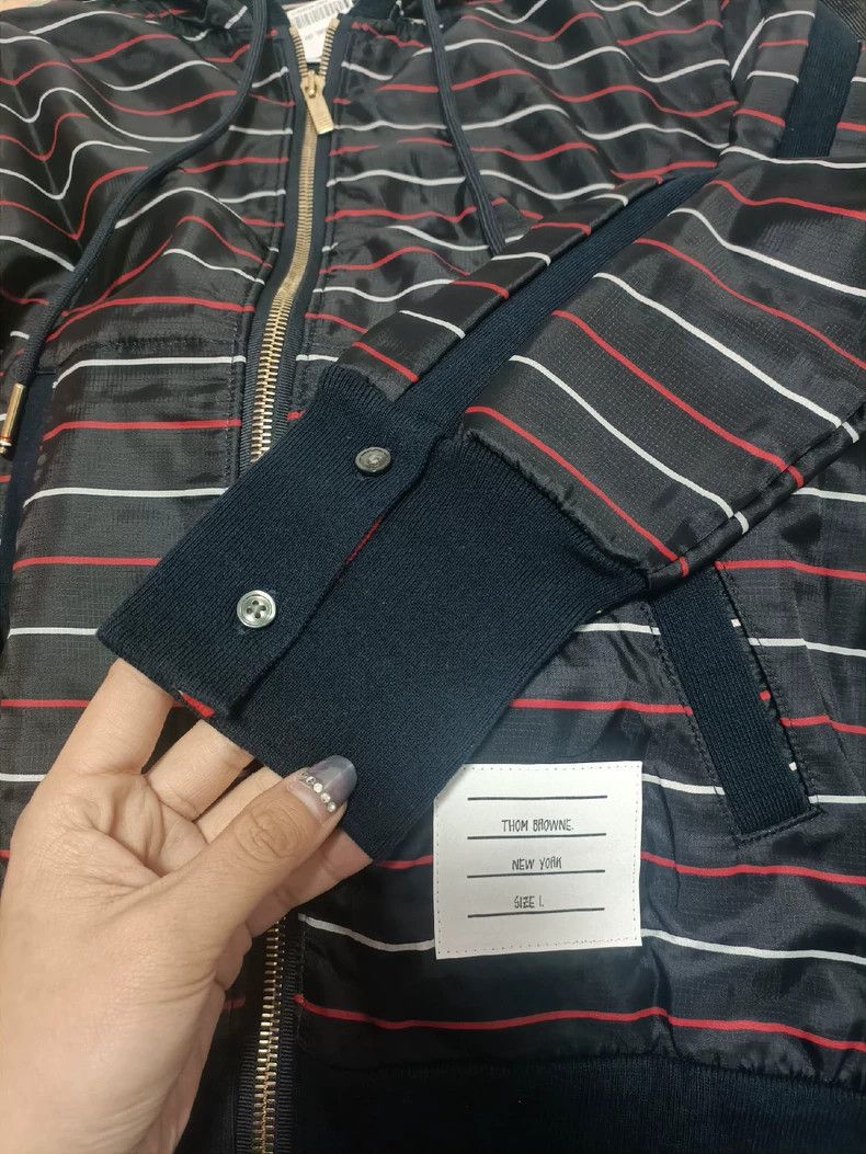 Thom Browne Thom Browne size1 Waterproof stripe jacket Size US S / EU 44-46 / 1 - 6 Thumbnail