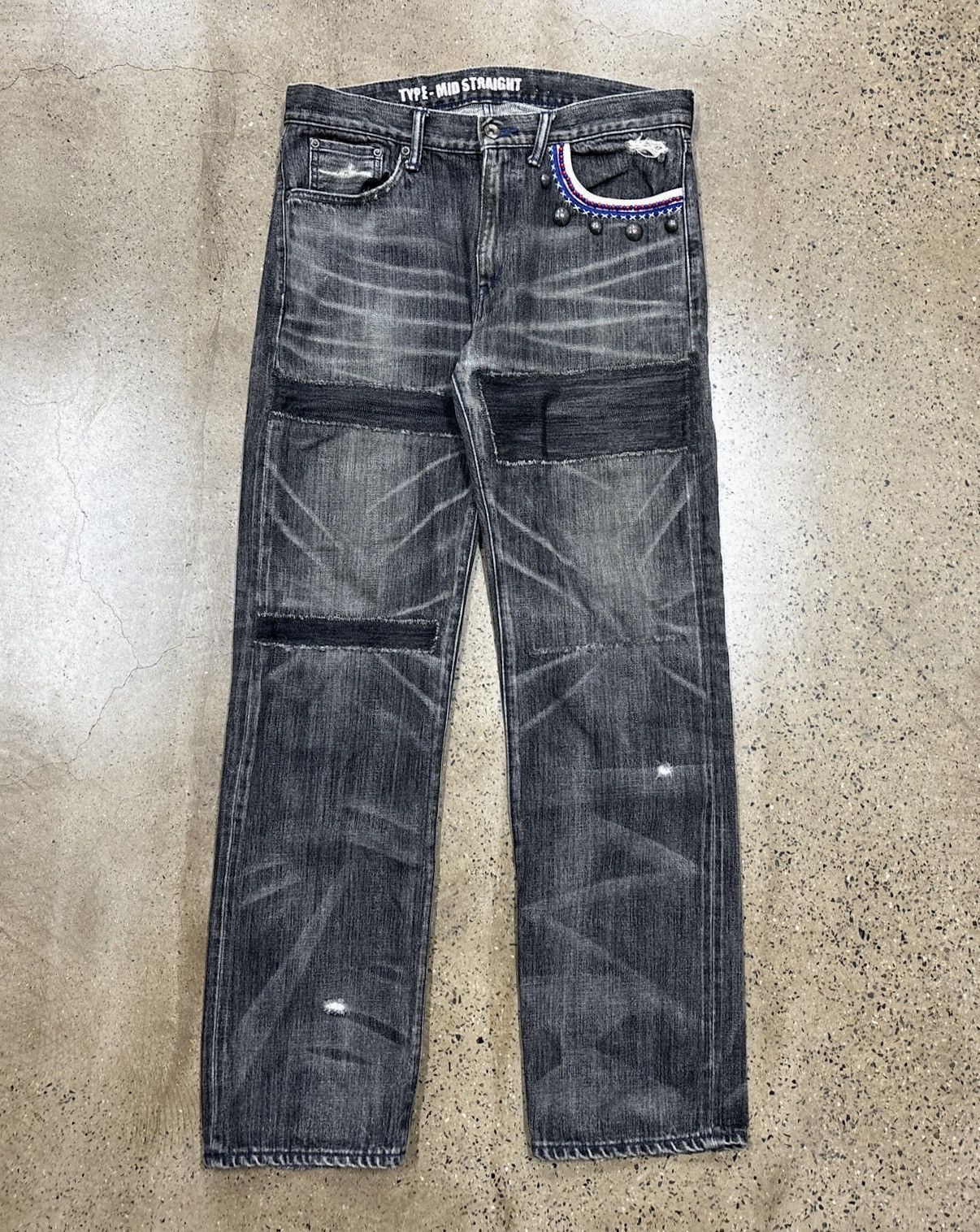 Neighborhood NBHD neighborhood 11ex Beaded Savage Mid Size M Size US 34 / EU 50 - 1 Thumbnail