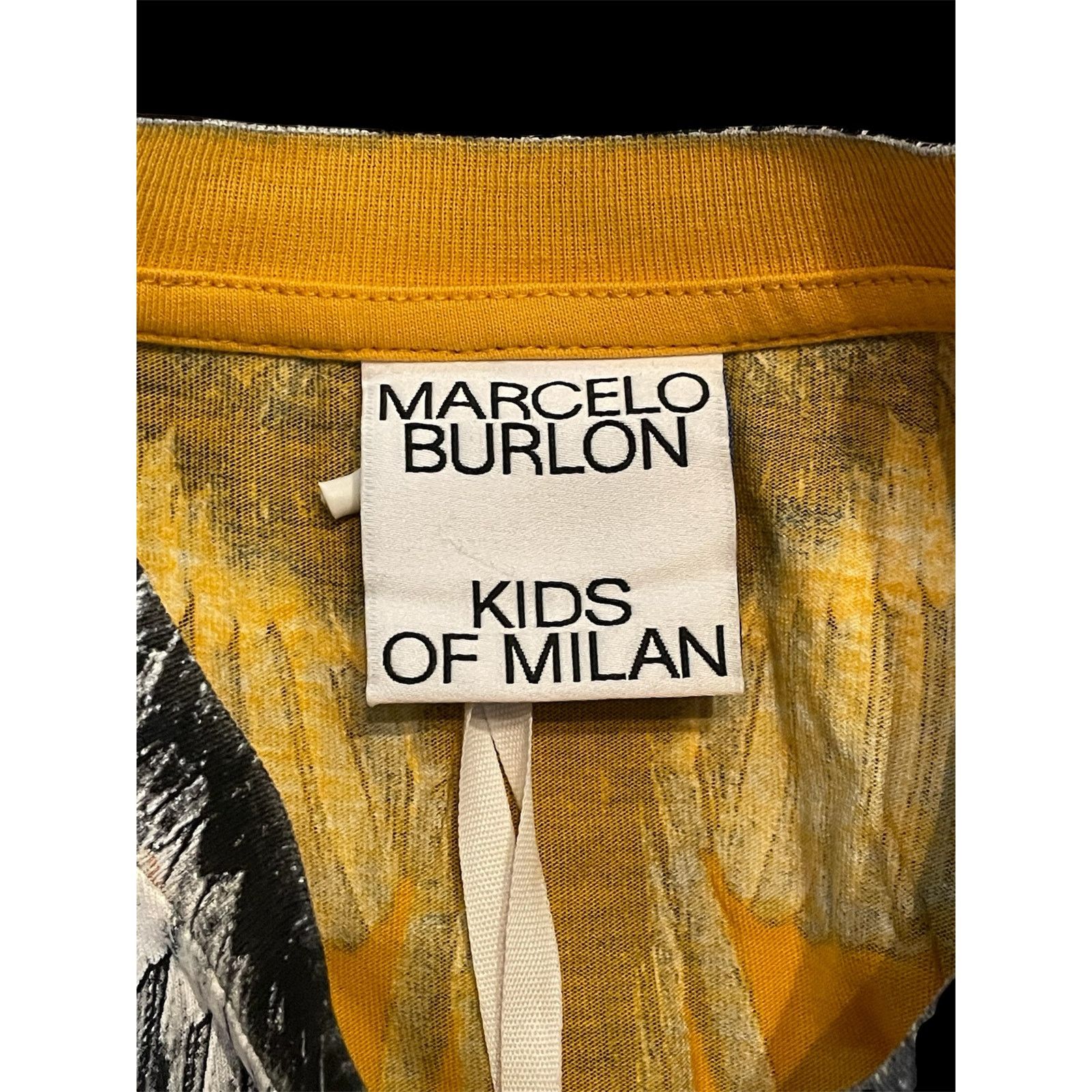Marcelo Burlon Marcelo Burlon Kids Of Milan Icon Wings Yellow T-Shirt Youth Size XL / US 12-14 / IT 48-50 - 4 Thumbnail