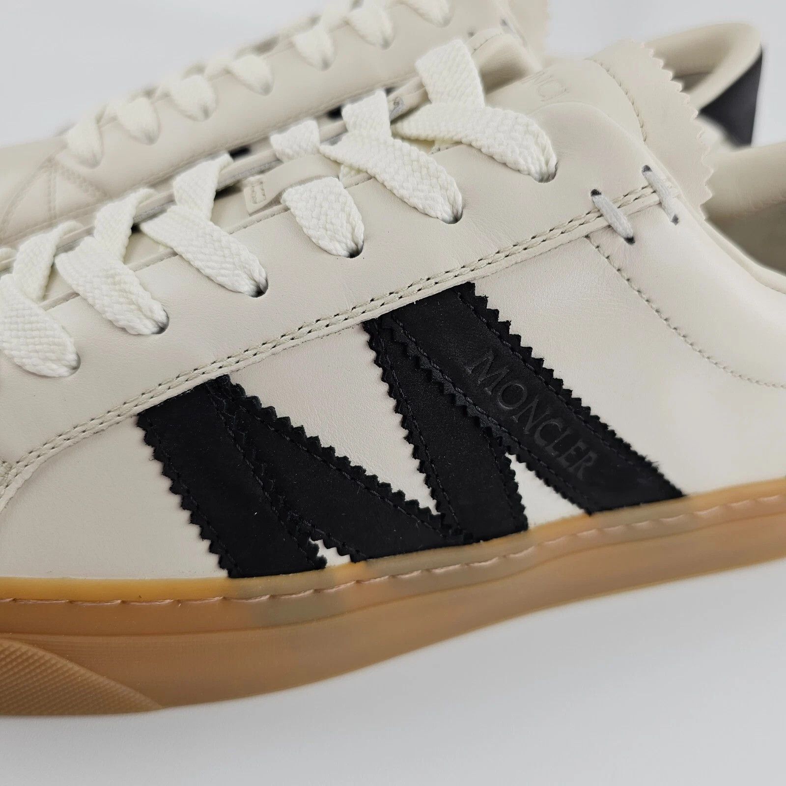 Moncler MONCLER Monaco2 Men's Beige Sneakers New Size US 6 / EU 39 - 8 Thumbnail