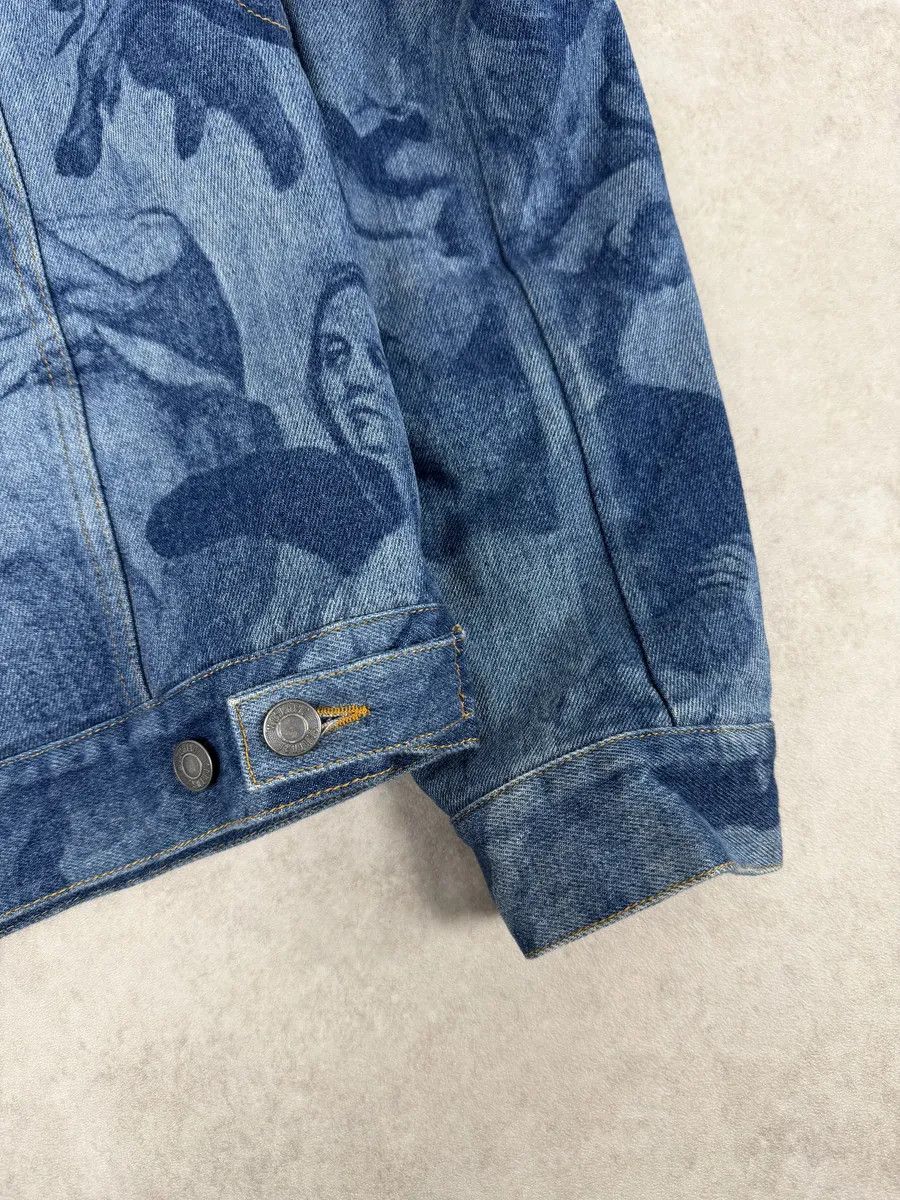 Moschino FW2017 Moschino Tattooed Horse Print Blue Denim Jacket Size US M / EU 48-50 / 2 - 12 Thumbnail
