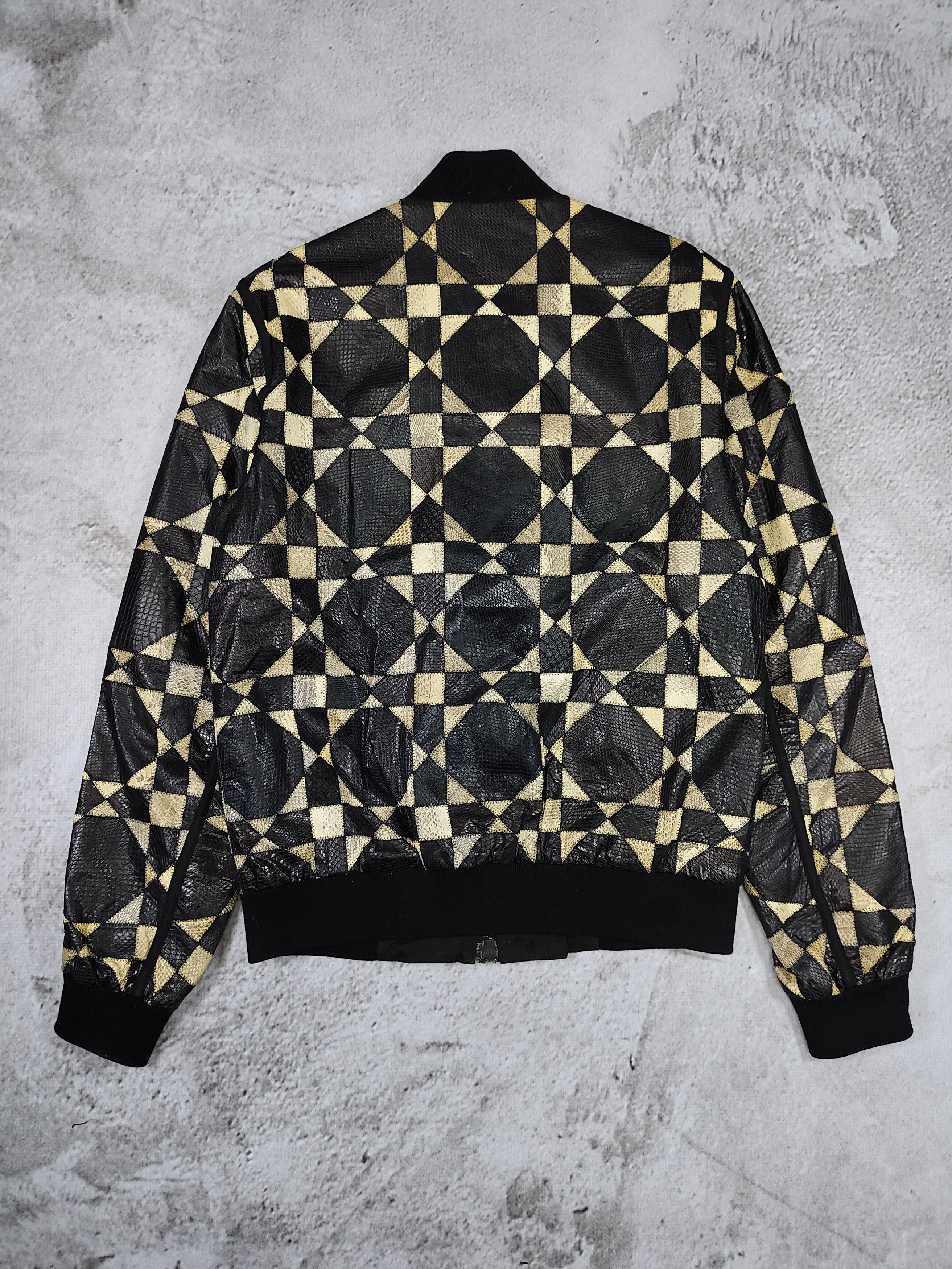 Andrea Pompilio Andrea Pompilio Snakeskin Geometric Pacthwork Archive Bomber Size US M / EU 48-50 / 2 - 7 Thumbnail
