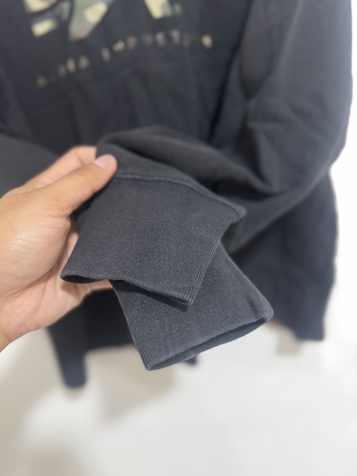 Alpha Industries × Vintage Vintage Alpha Industries Big Logo Sweatshirt Size US M / EU 48-50 / 2 - 4 Thumbnail