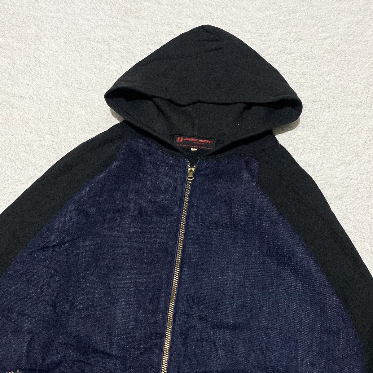 Evisu 🔥RARE🔥 Vintage Evisu Hidehiko Yamane Denim Ziphoodie Size US M / EU 48-50 / 2 - 2 Thumbnail