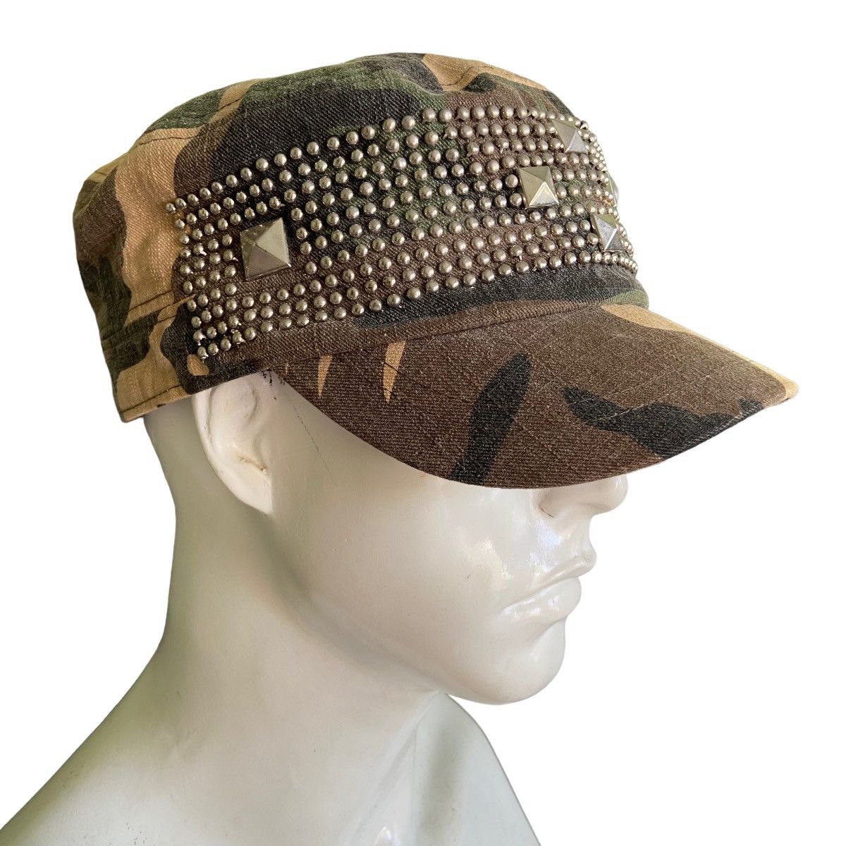 Japanese Brand Camo Studded Patrol Hat ifsixwasnine Size ONE SIZE - 6 Thumbnail