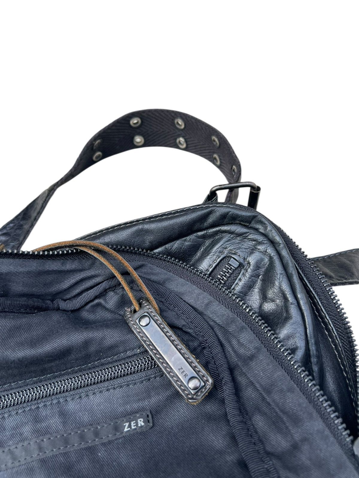 Leather Zer Japan Black Nappa Leather Bag Crossbody Size ONE SIZE - 24 Thumbnail