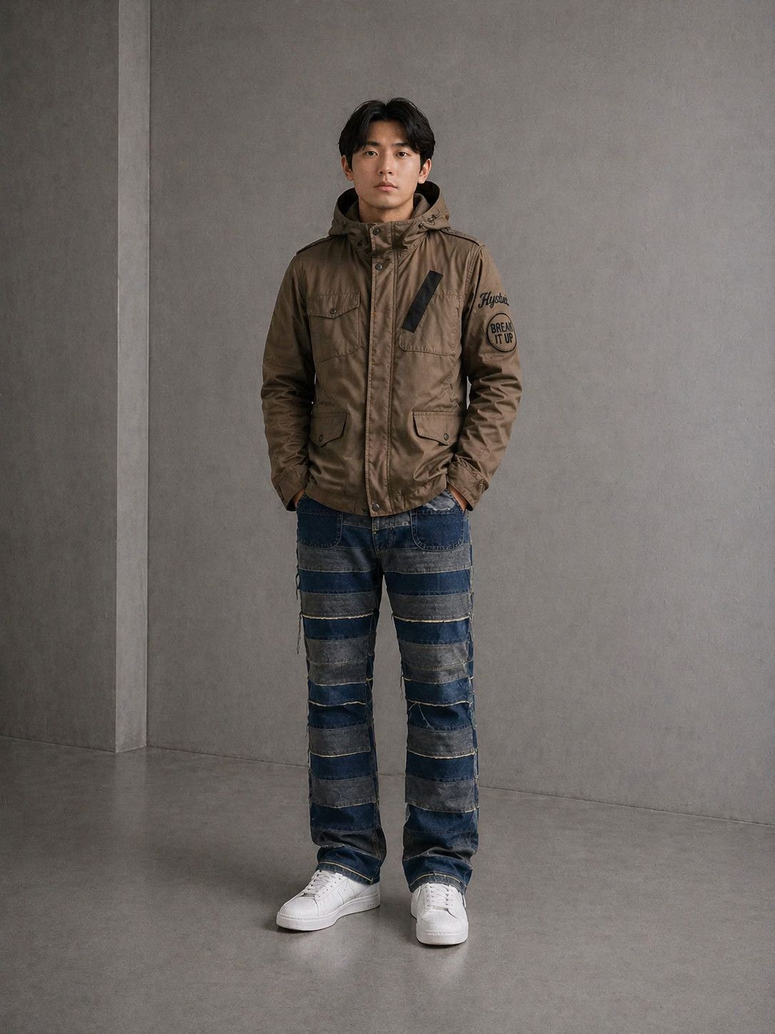 Hysteric Glamour Hysteric Glamour Hagi Boro Patchwork Denim Size US 31 - 1 Thumbnail