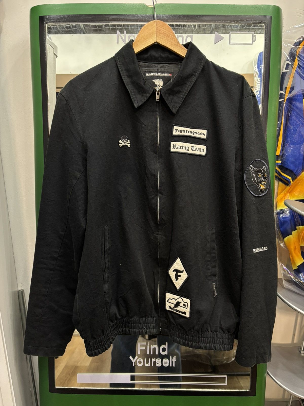 Neighborhood Neighborhood Med Black Jacket with Patch made 2004 Y2K Size US M / EU 48-50 / 2 - 1 Thumbnail