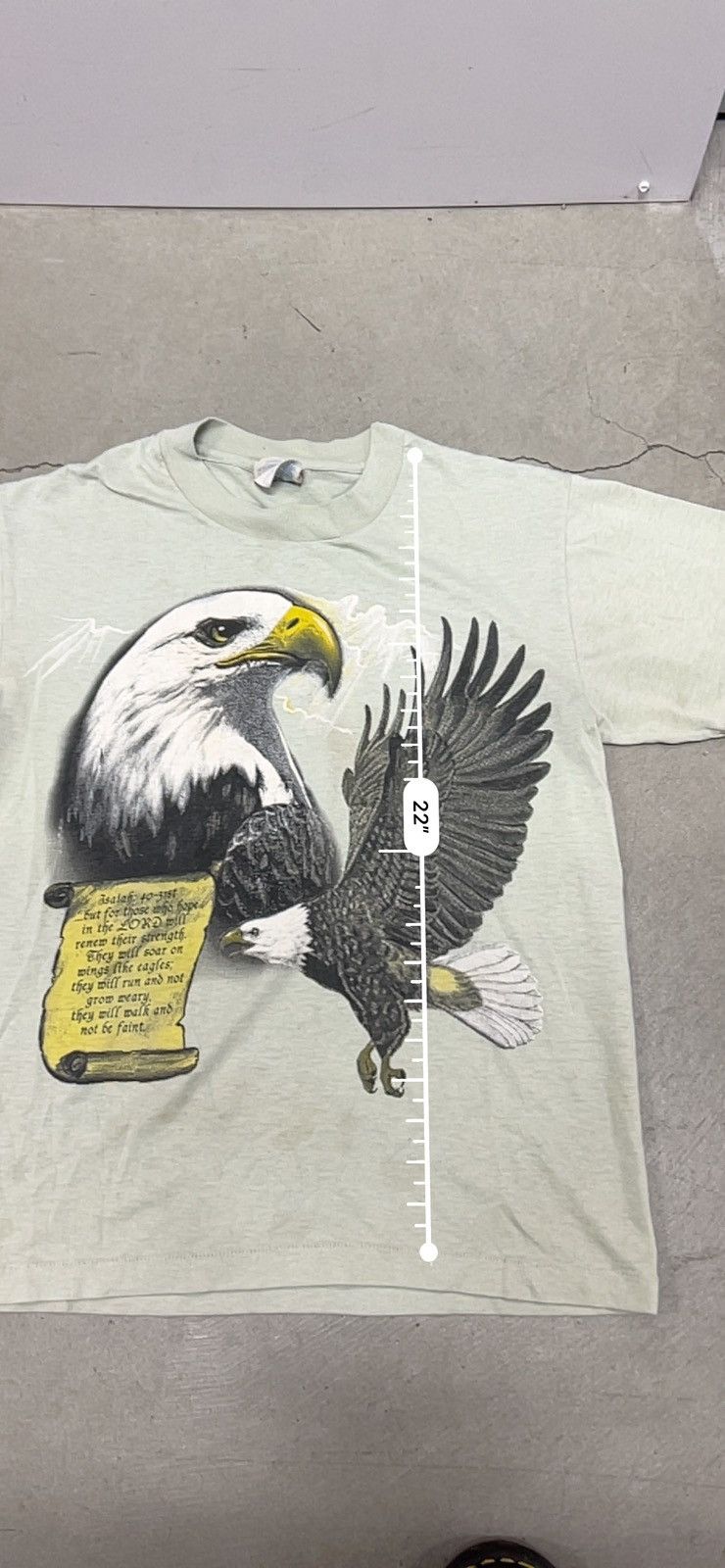Vintage × basketcase gallery Vintage Single Stitch Declaration Eagle USA tee Size US S / EU 44-46 / 1 - 4 Thumbnail