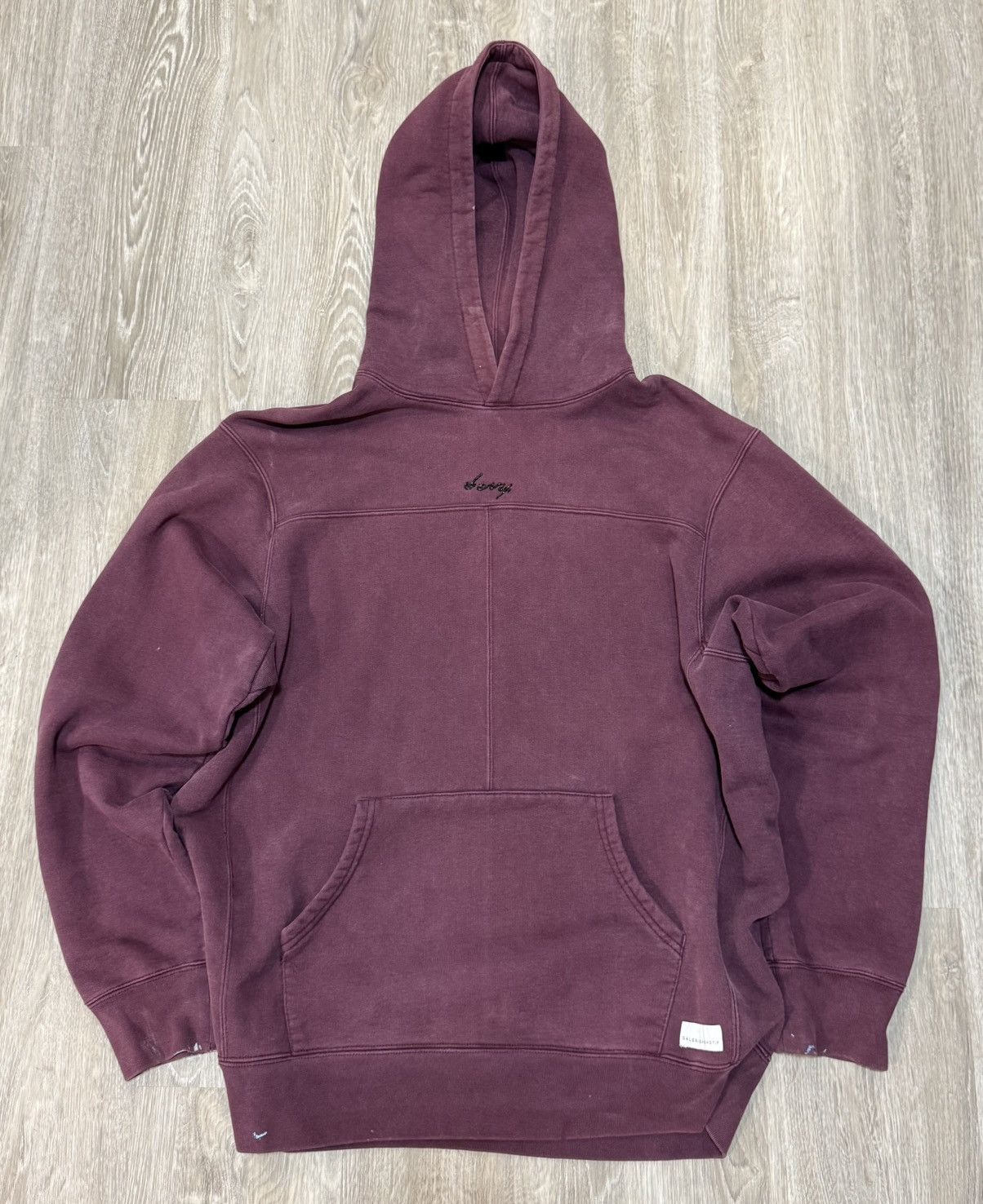 Vintage Faded Thick Purple Hoodie Size US XL / EU 56 / 4 - 1 Thumbnail