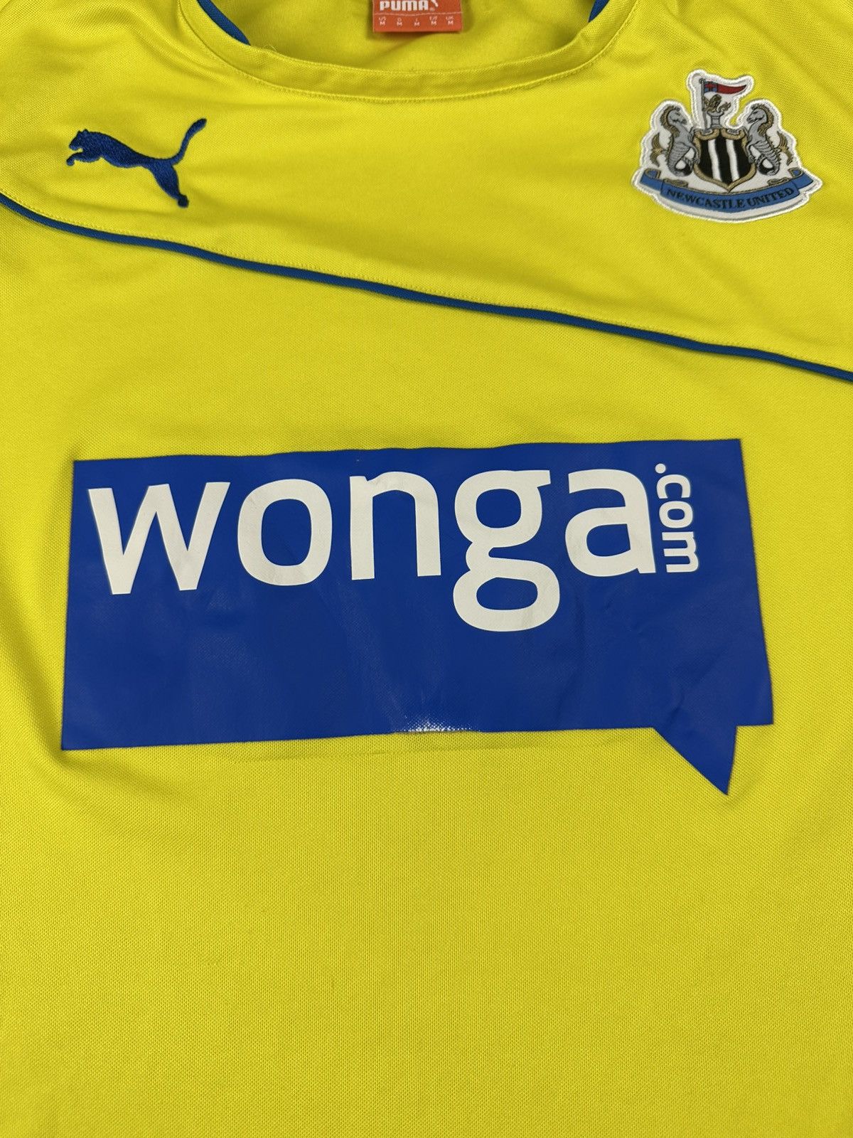 Puma Vintage Puma New Castle United Soccer Jersey Blockcore Wonga Size US M / EU 48-50 / 2 - 7 Thumbnail