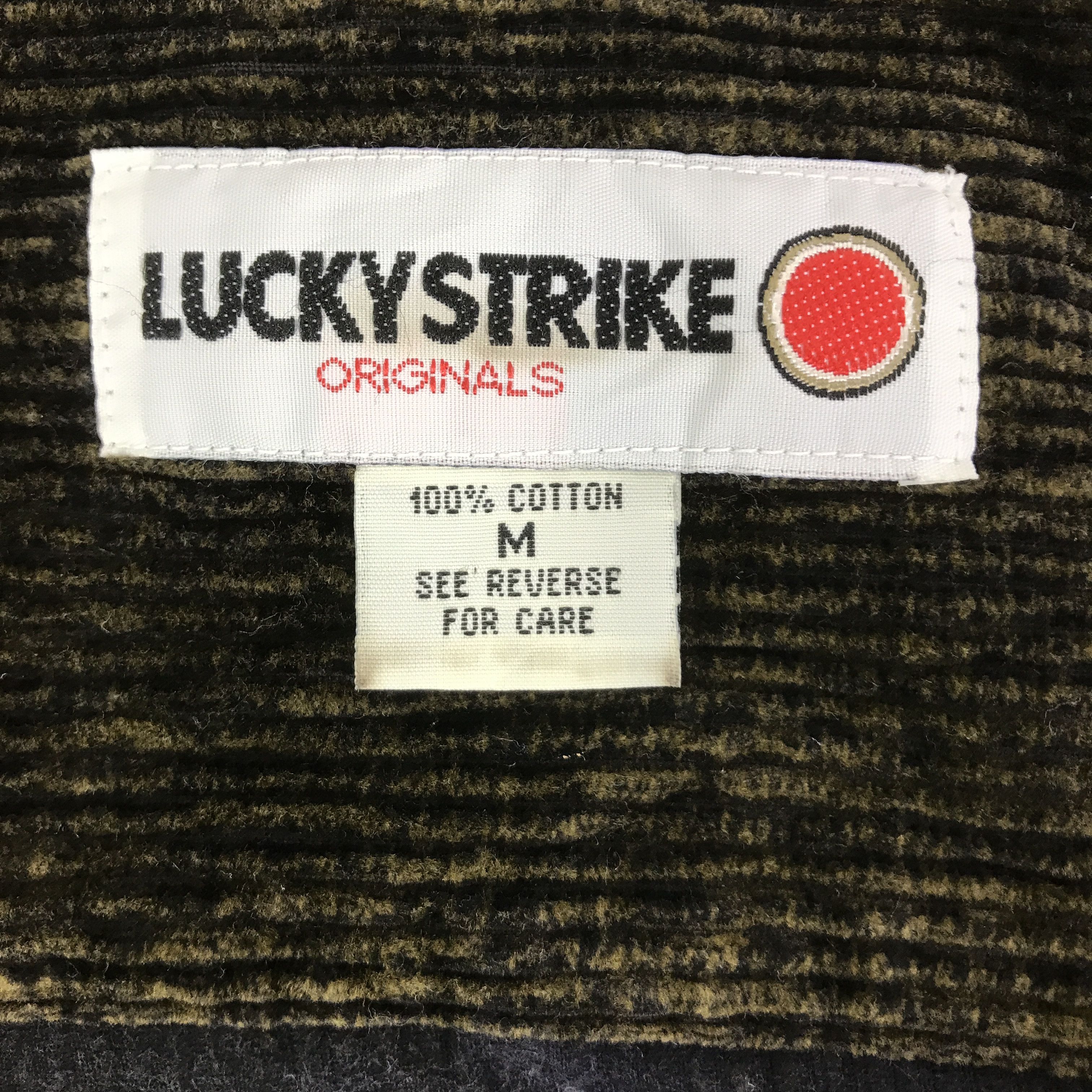 Japanese Brand LUCKY STRIKE CORDUROY ZIP JACKET K113B4 Size US L / EU 52-54 / 3 - 9 Thumbnail