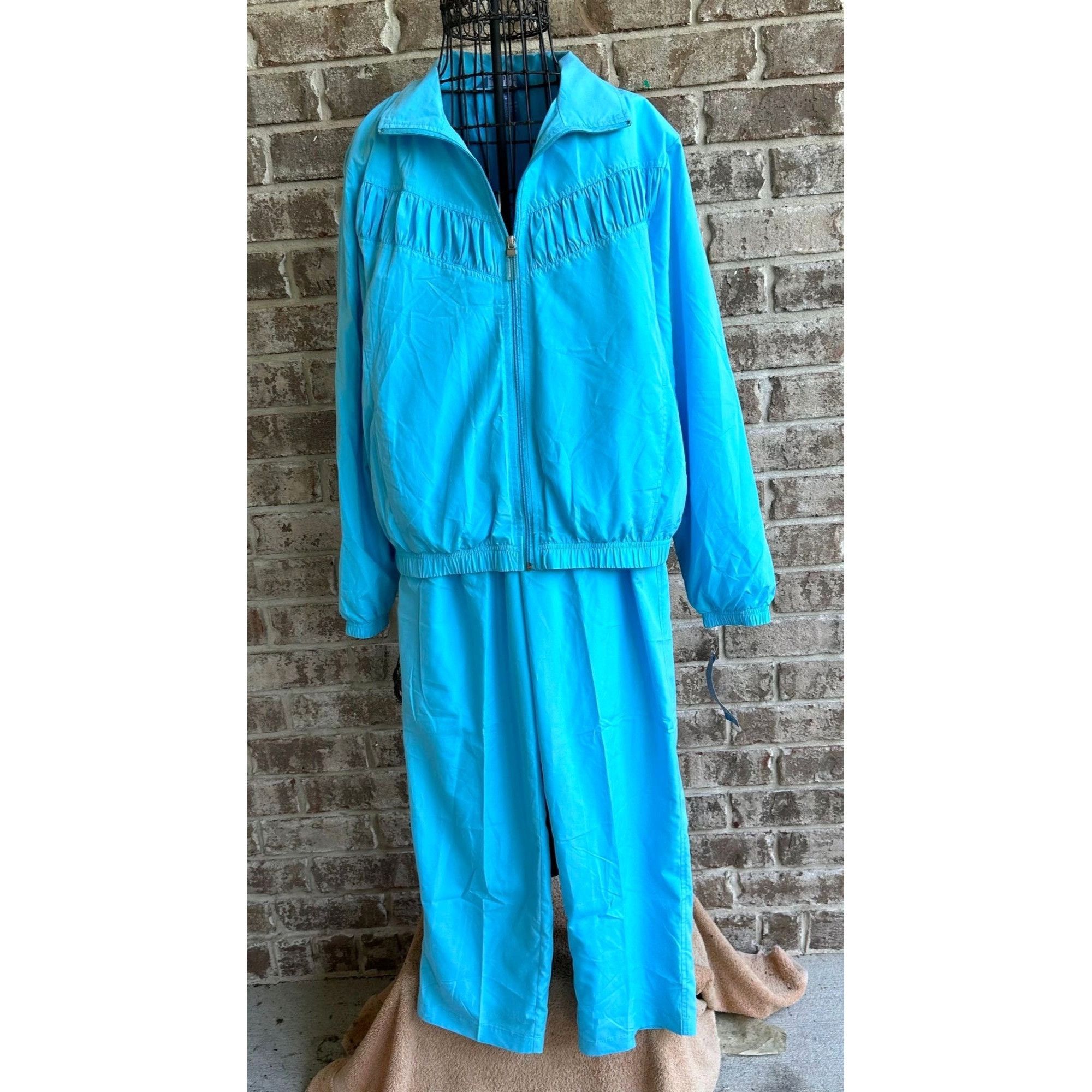 Vintage NWT Vintage 80s Koret Sport Tracksuit Medium Blue Size M / US 6-8 / IT 42-44 - 1 Thumbnail