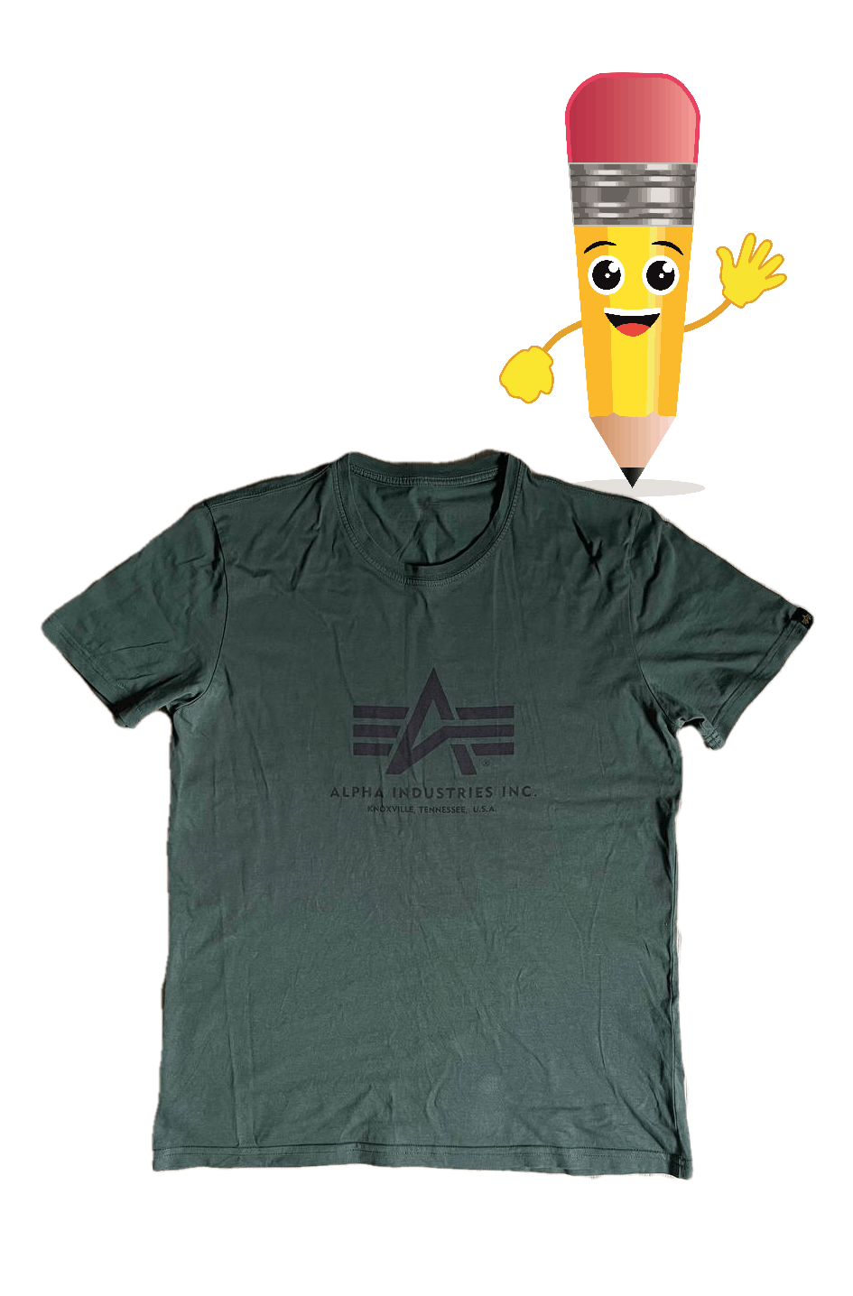 Alpha Industries × Vintage Alpha Industries Tee Size US M / EU 48-50 / 2 - 1 Thumbnail